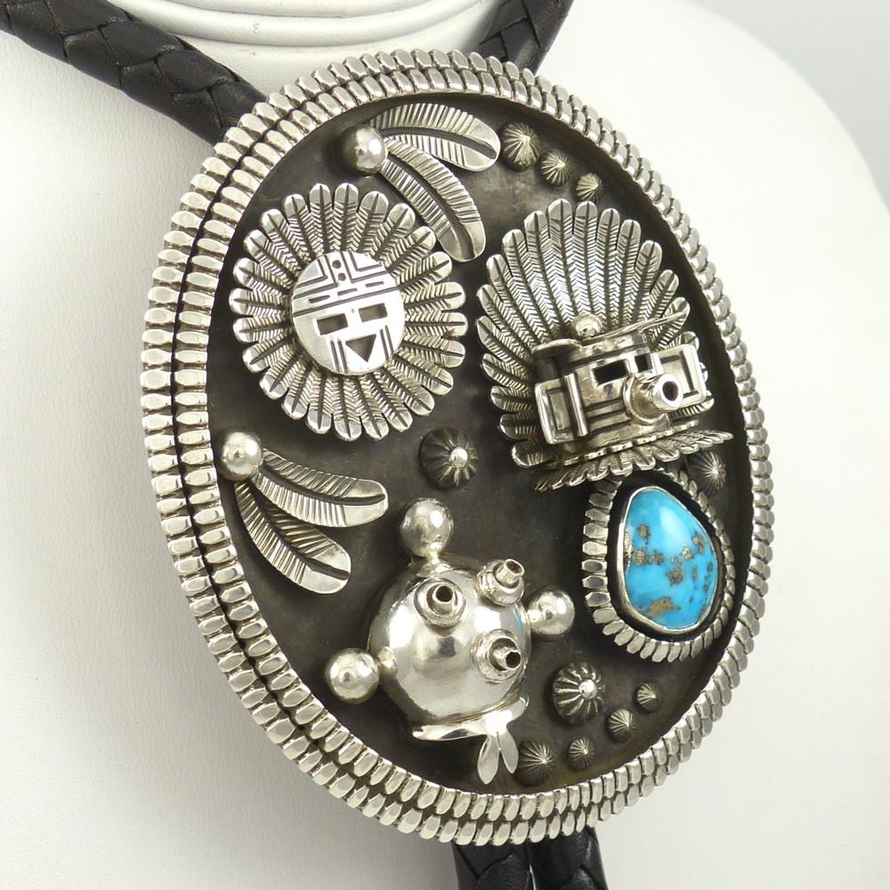 Three Kachina Bola Tie - Image 2