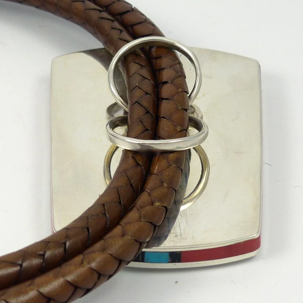 Lone Mountain Turquoise Bola Tie - Image 10