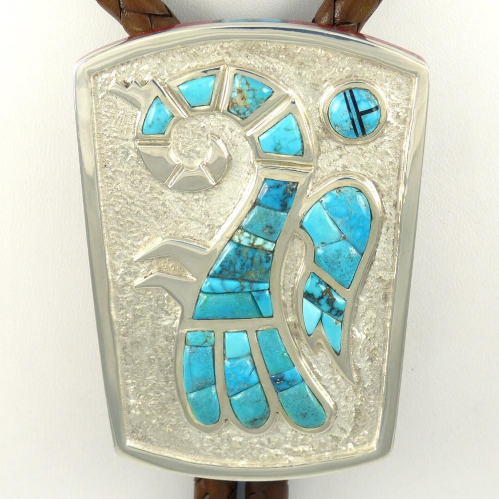 Lone Mountain Turquoise Bola Tie - Image 3