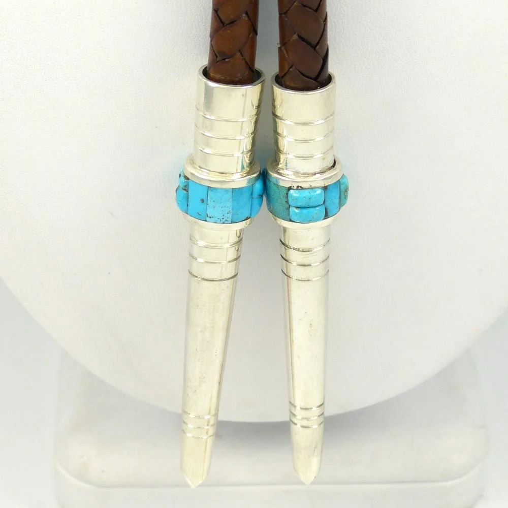 Lone Mountain Turquoise Bola Tie - Image 4