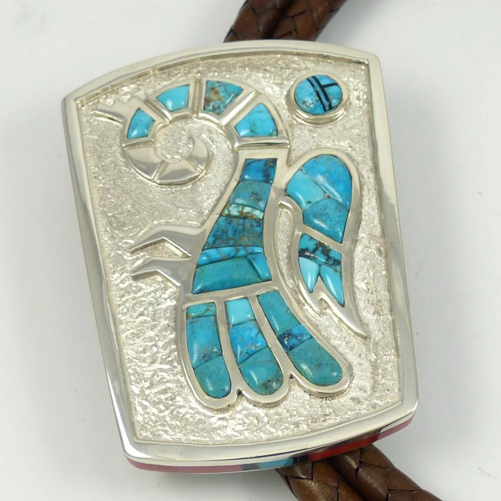 Lone Mountain Turquoise Bola Tie - Image 8