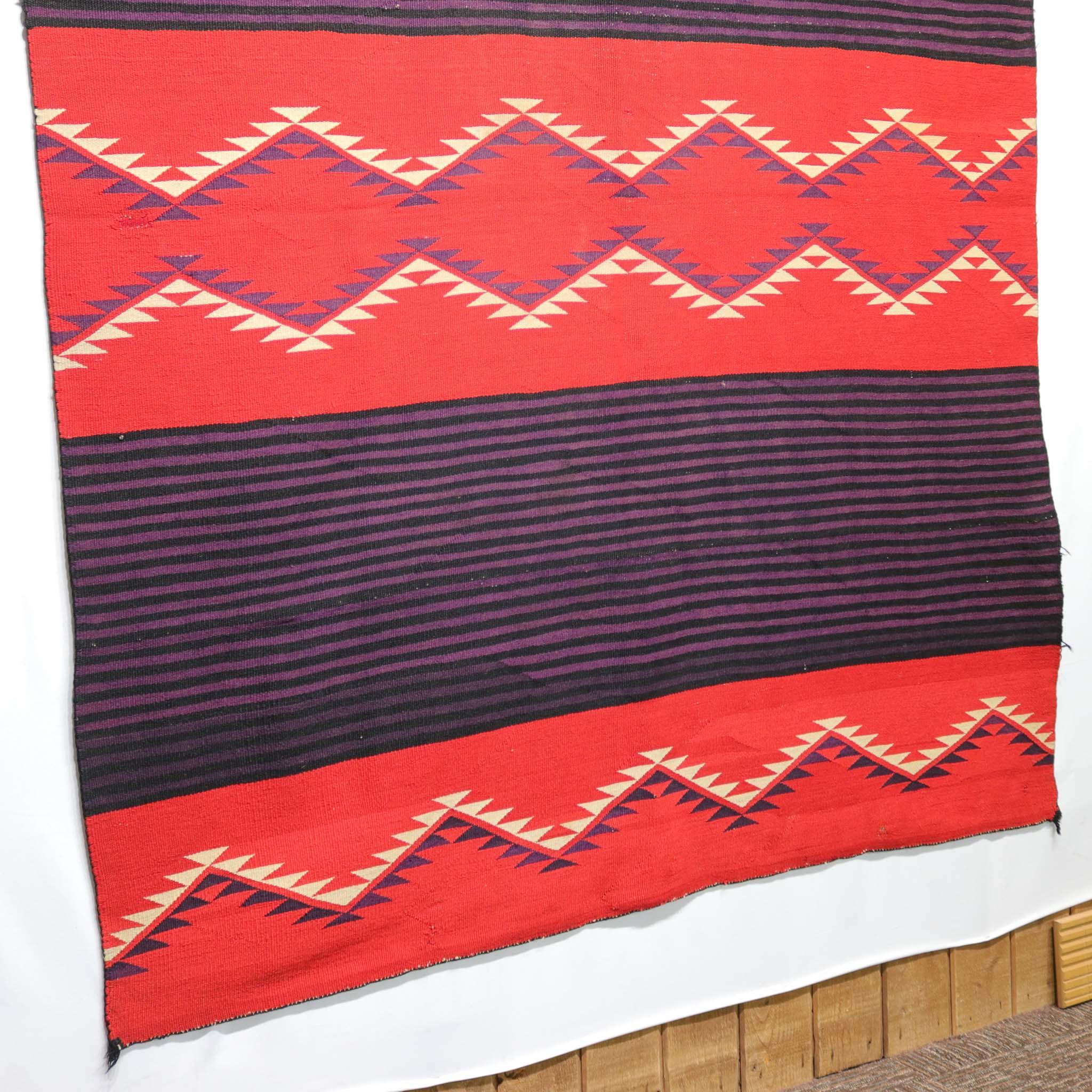 1880s Germantown Moki Serape - Image 3