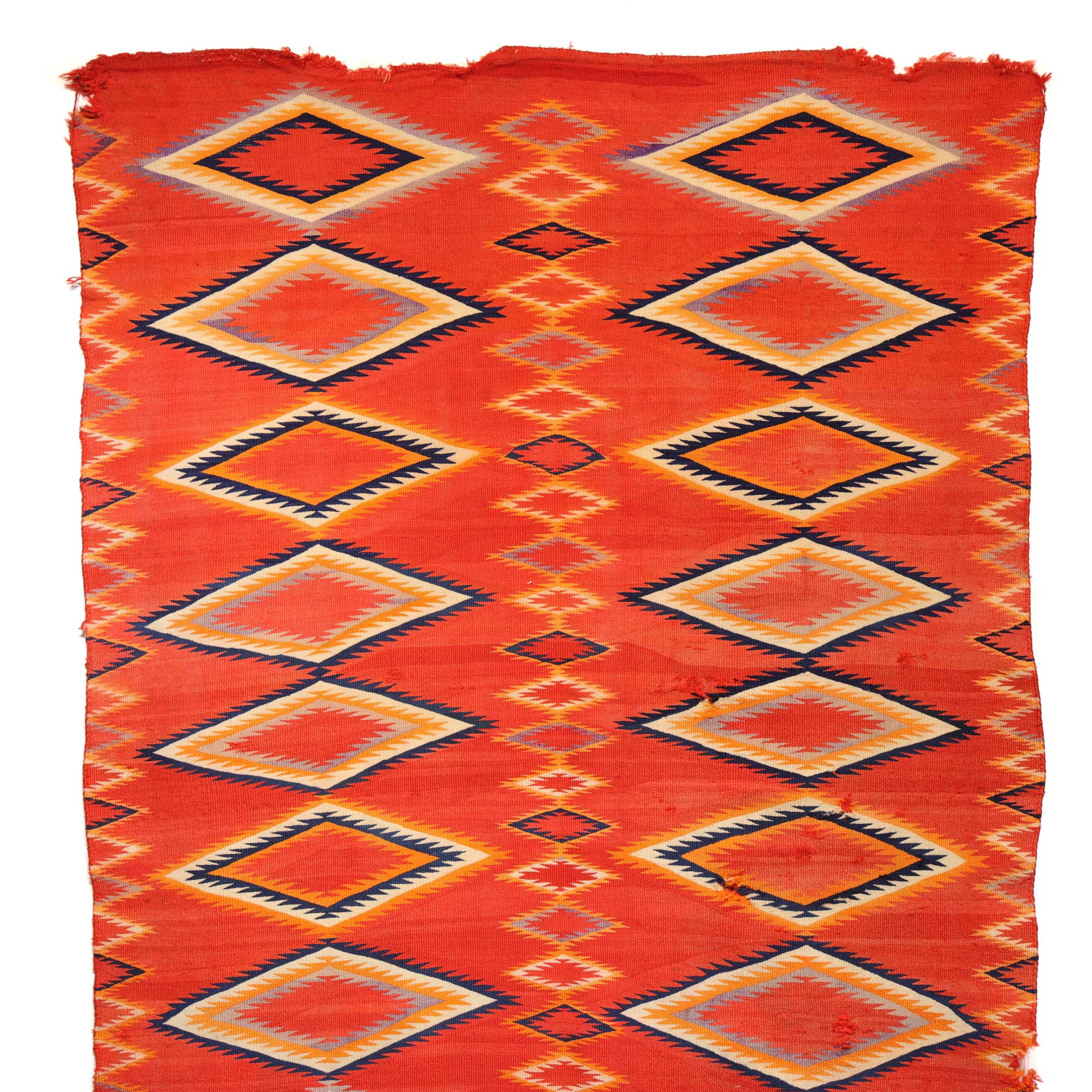 1880s Late Classic Serape Blanket - Image 3