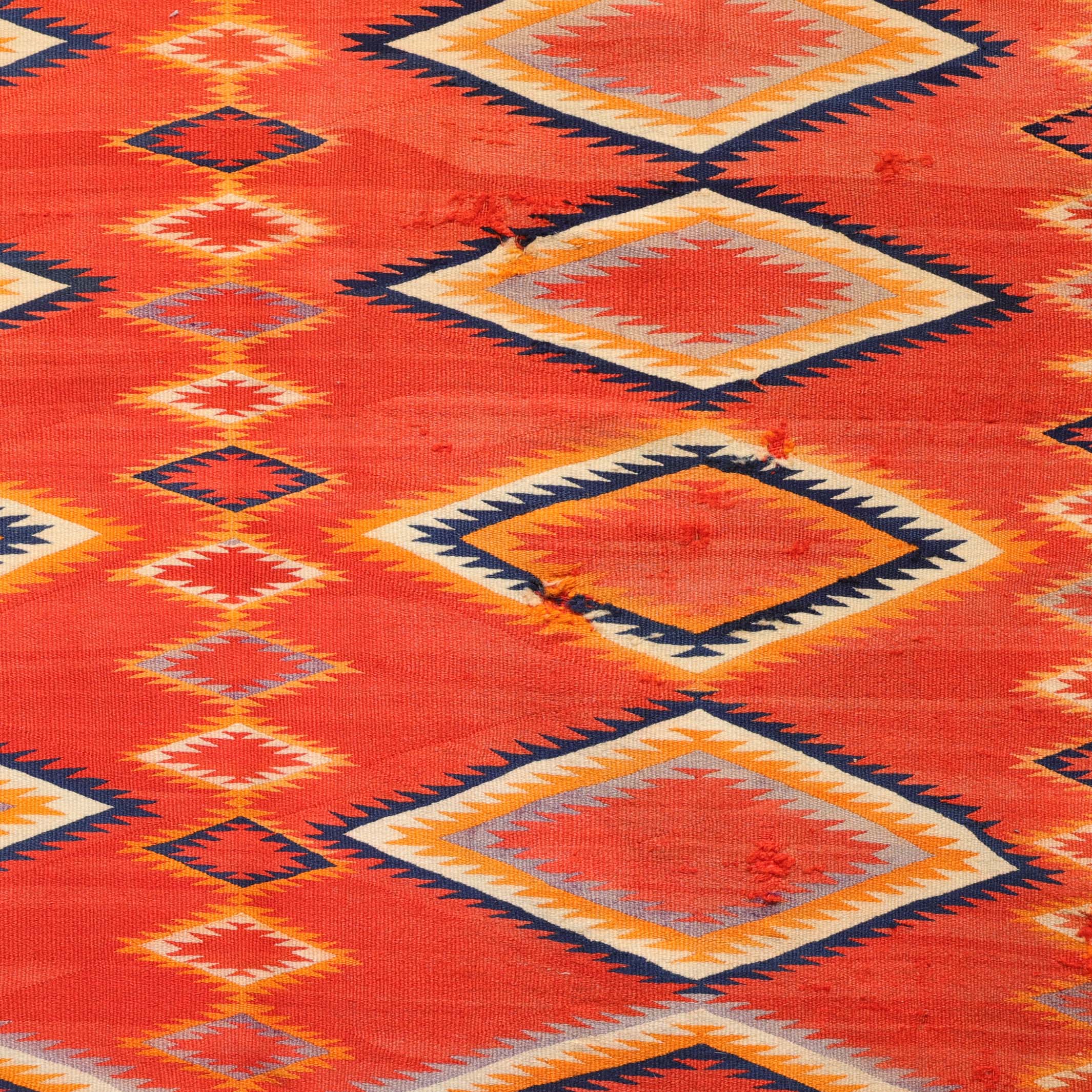 1880s Late Classic Serape Blanket - Image 5