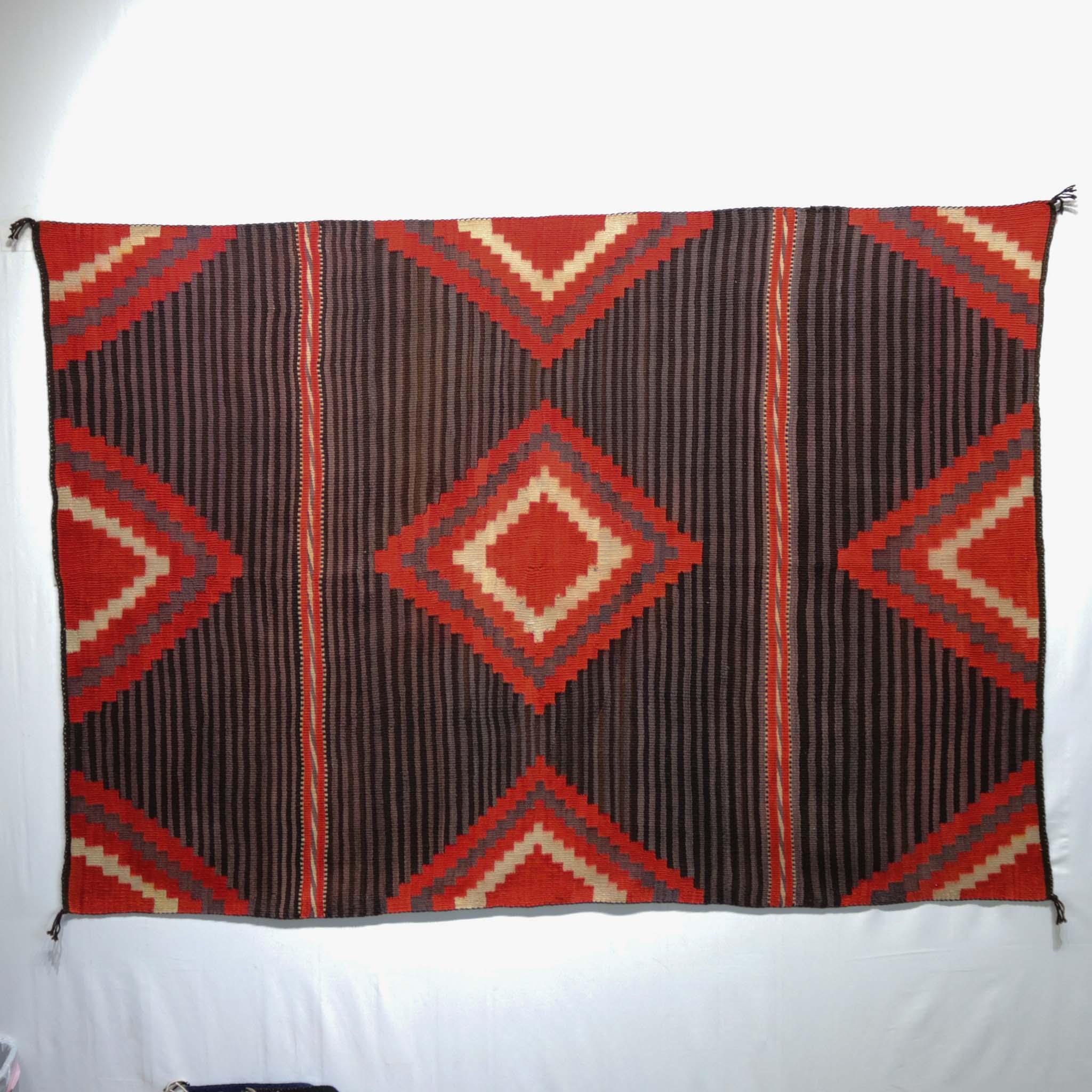 1890s Moki Serape Blanket - Image 6