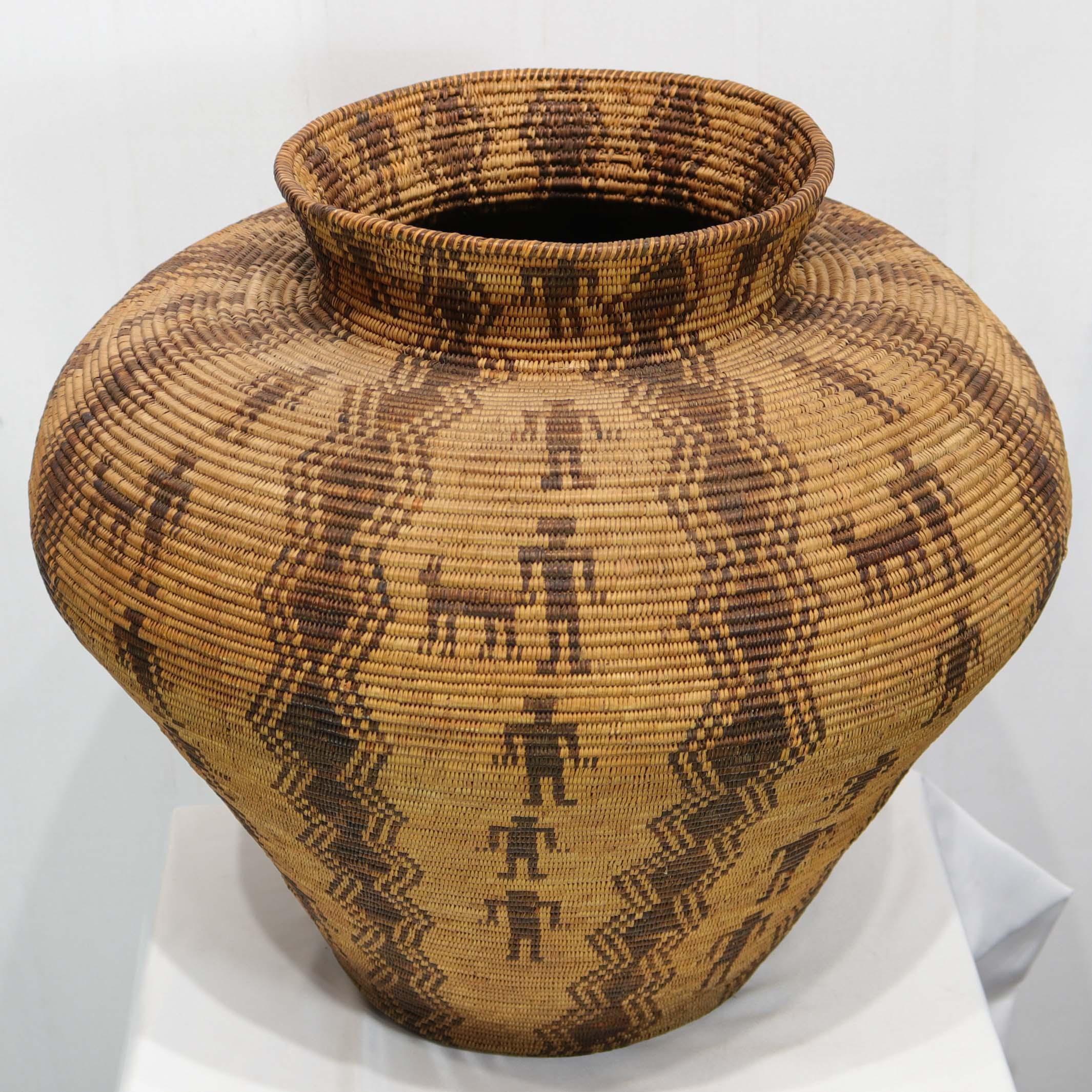 1910 Figured Apache Olla - Image 6