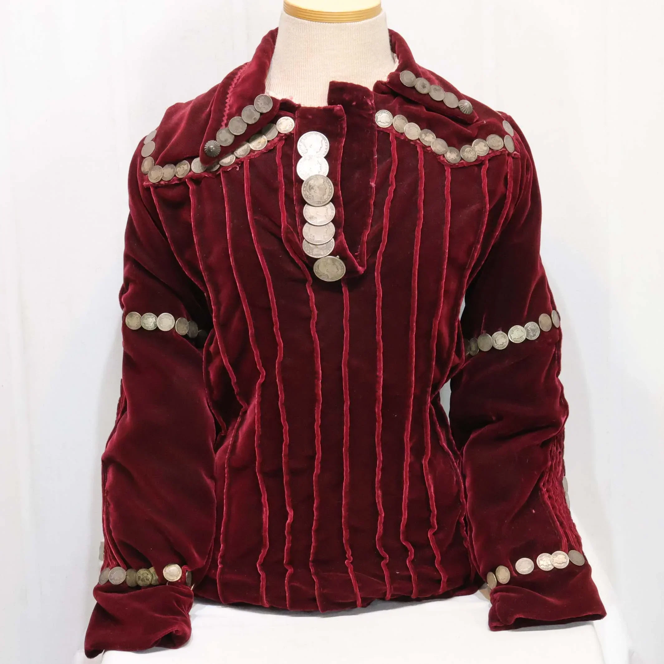 1920s Navajo Velvet Blouse