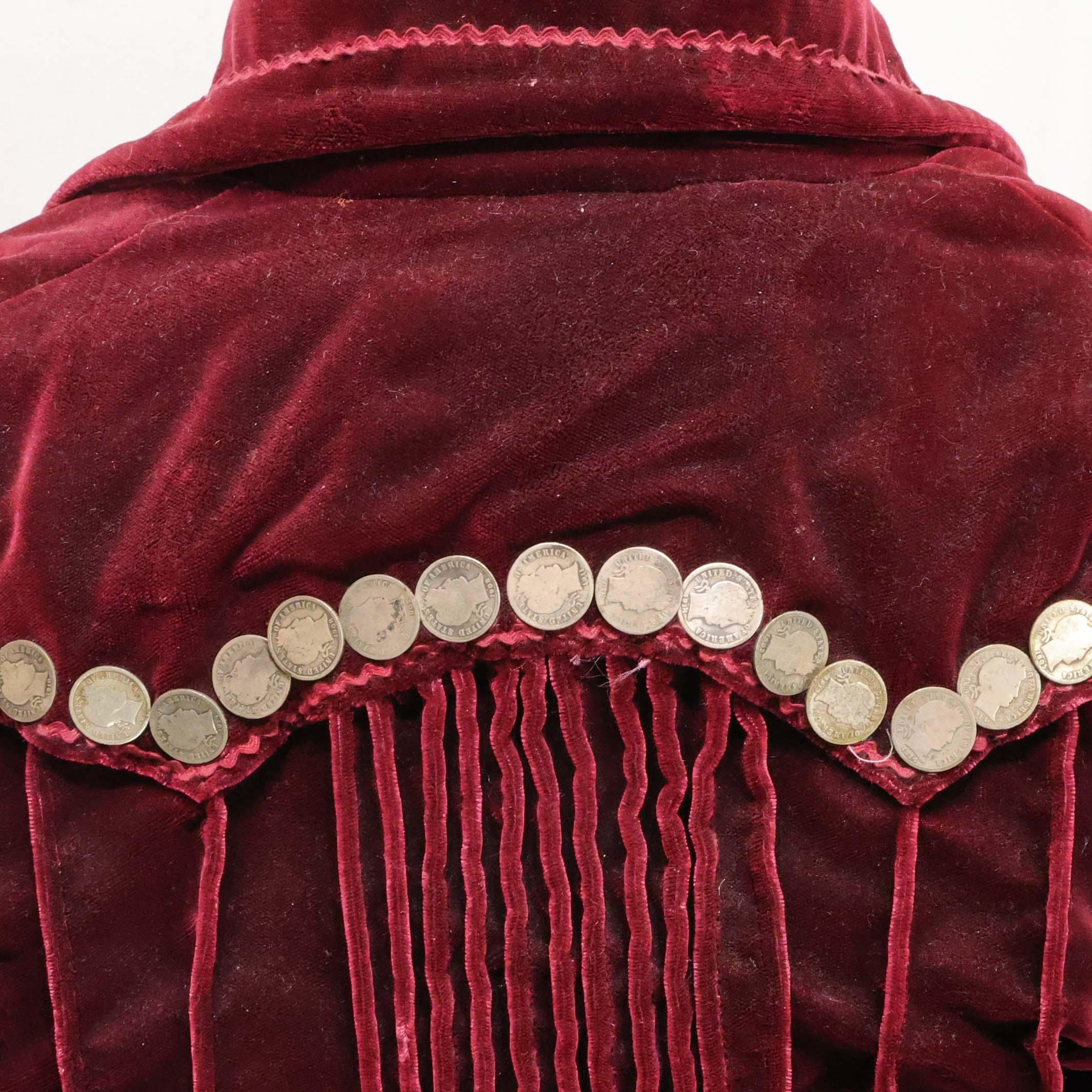 1920s Navajo Velvet Blouse - Image 5