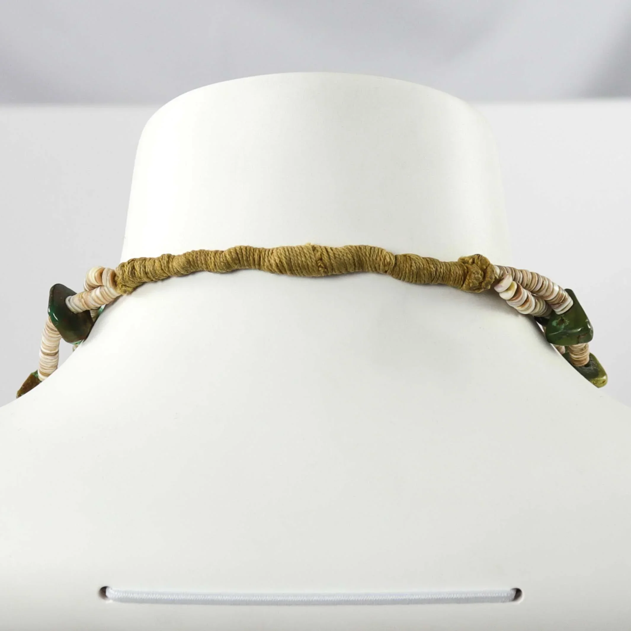 1930s Turquoise Tab Necklace - Image 5