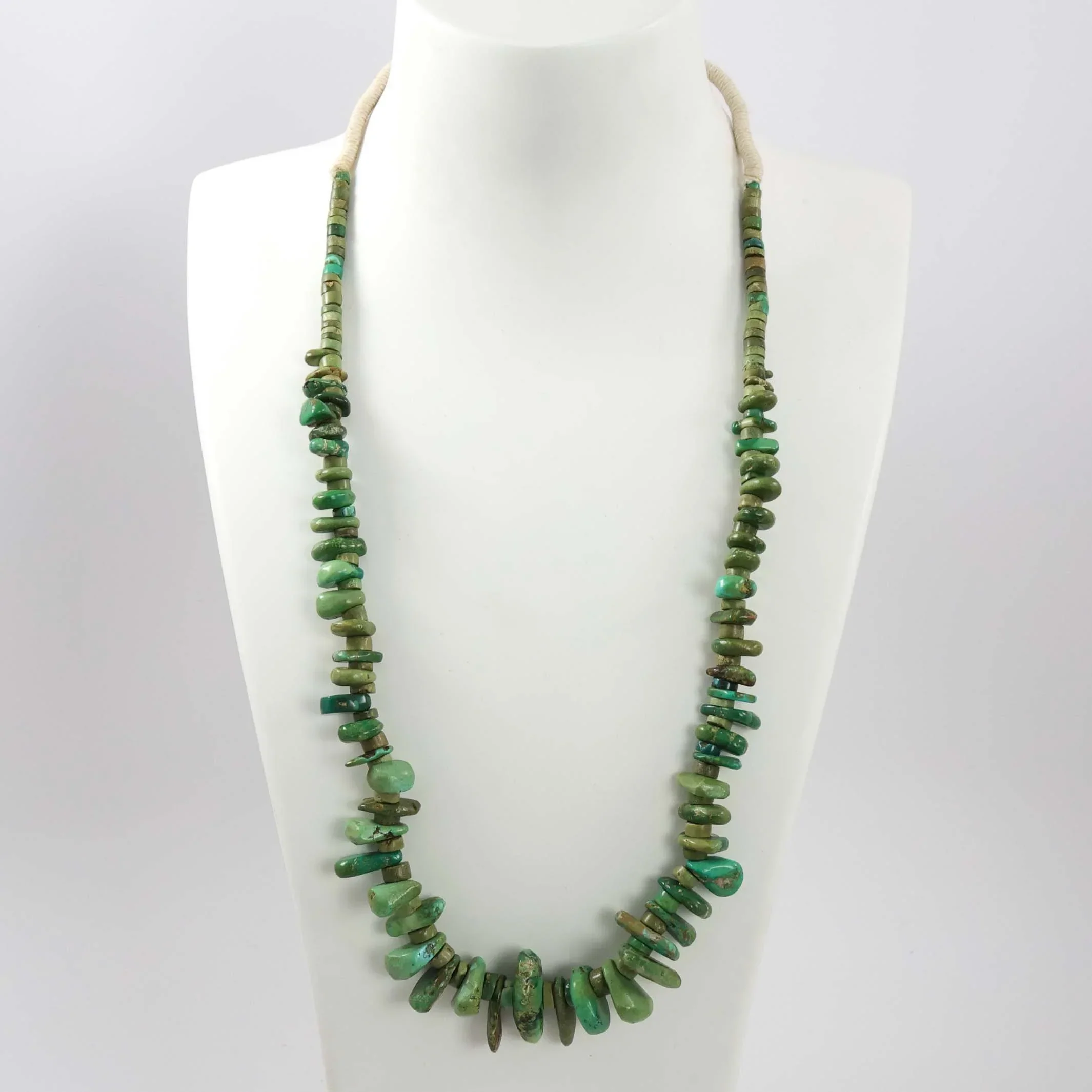 1930s Turquoise Tab Necklace