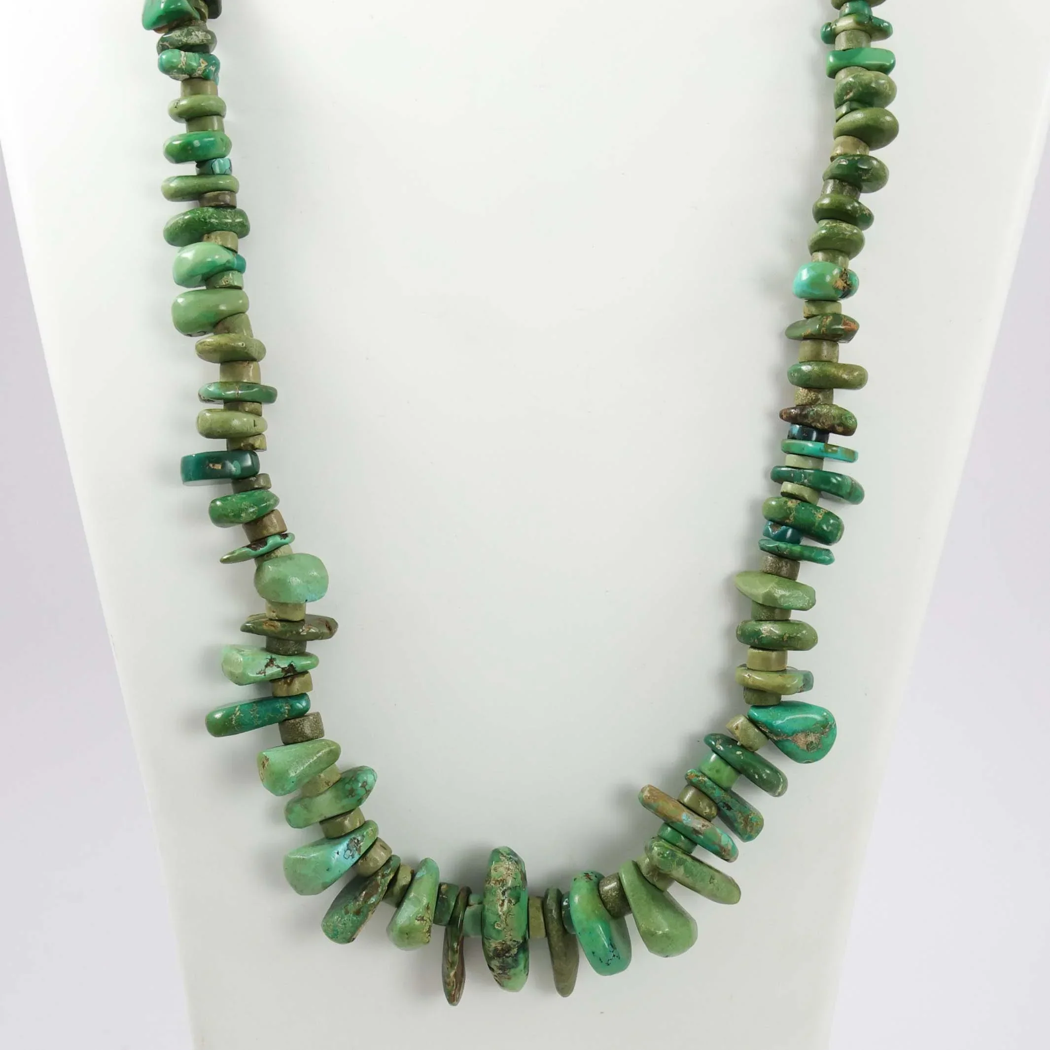 1930s Turquoise Tab Necklace - Image 2