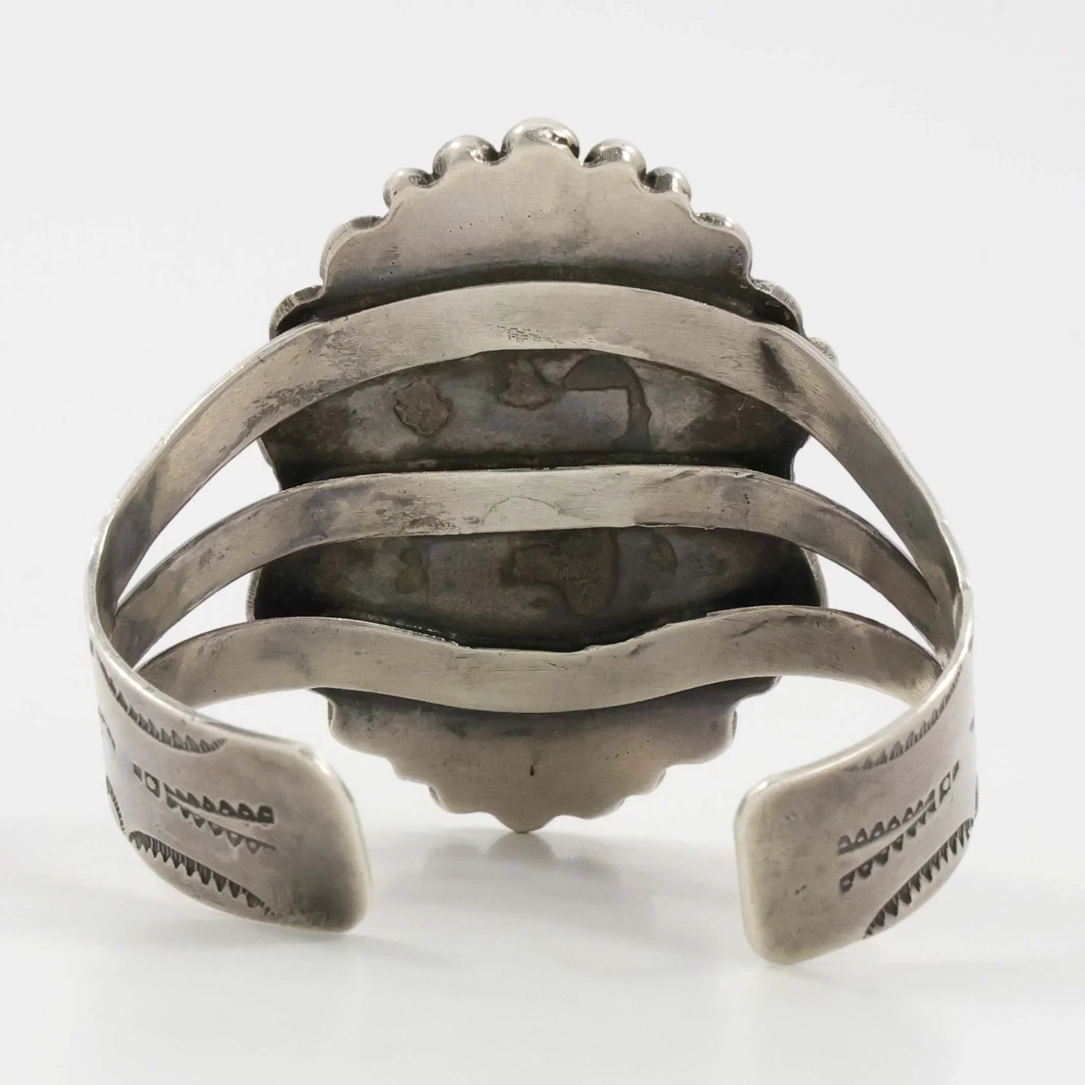 1940s Red Jasper Cuff - Image 4