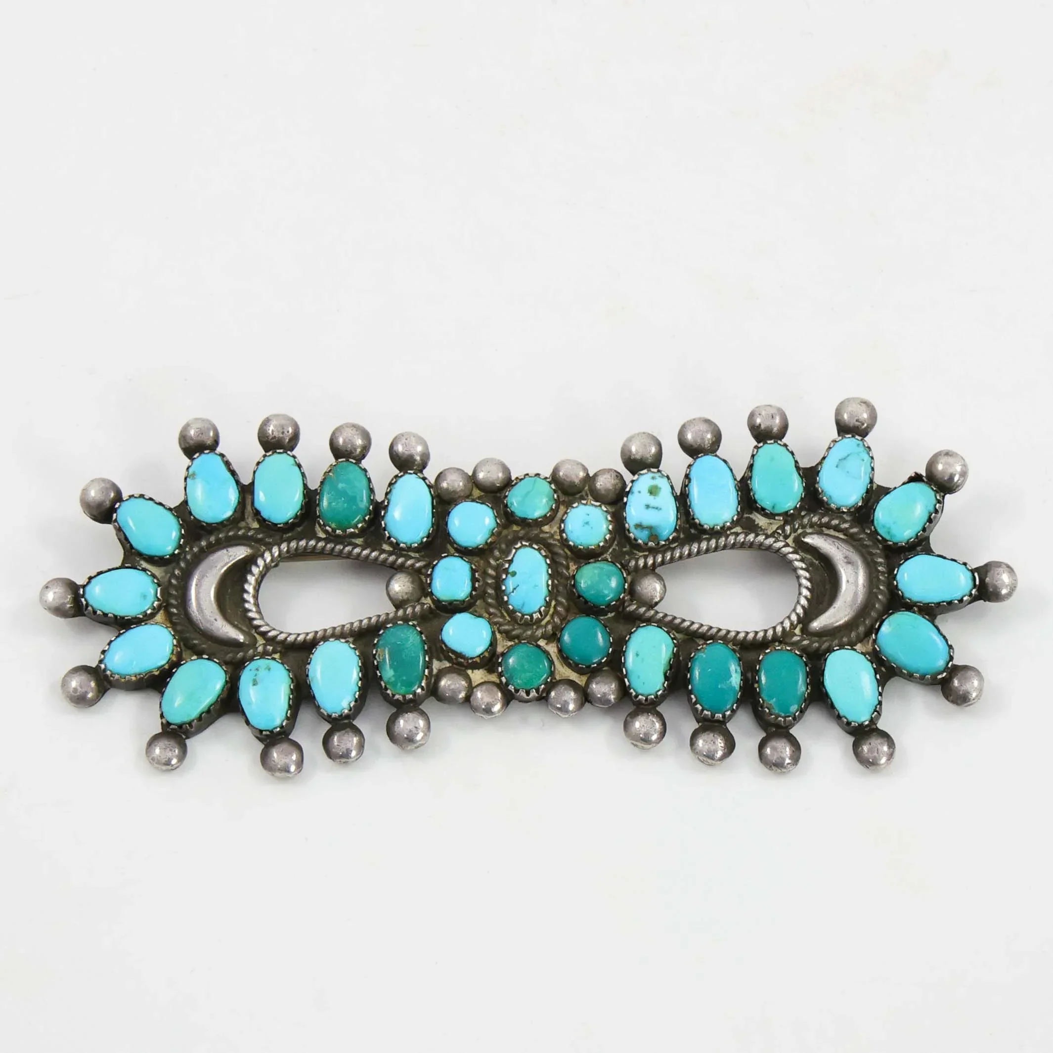 1940s Turquoise Cluster Pin