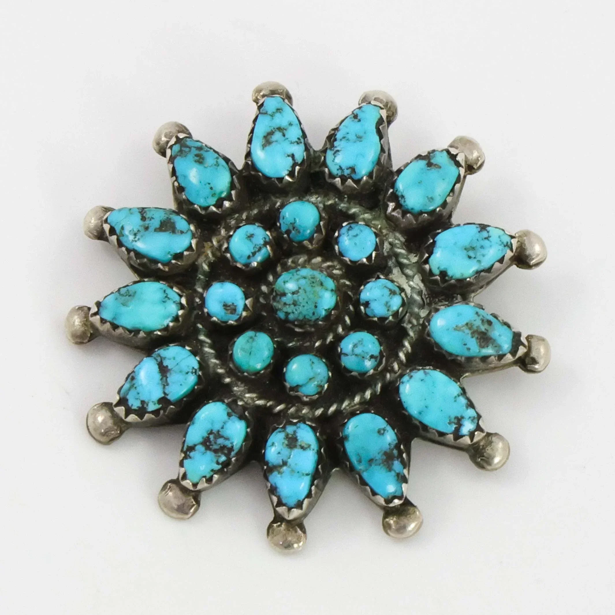1940s Turquoise Pin