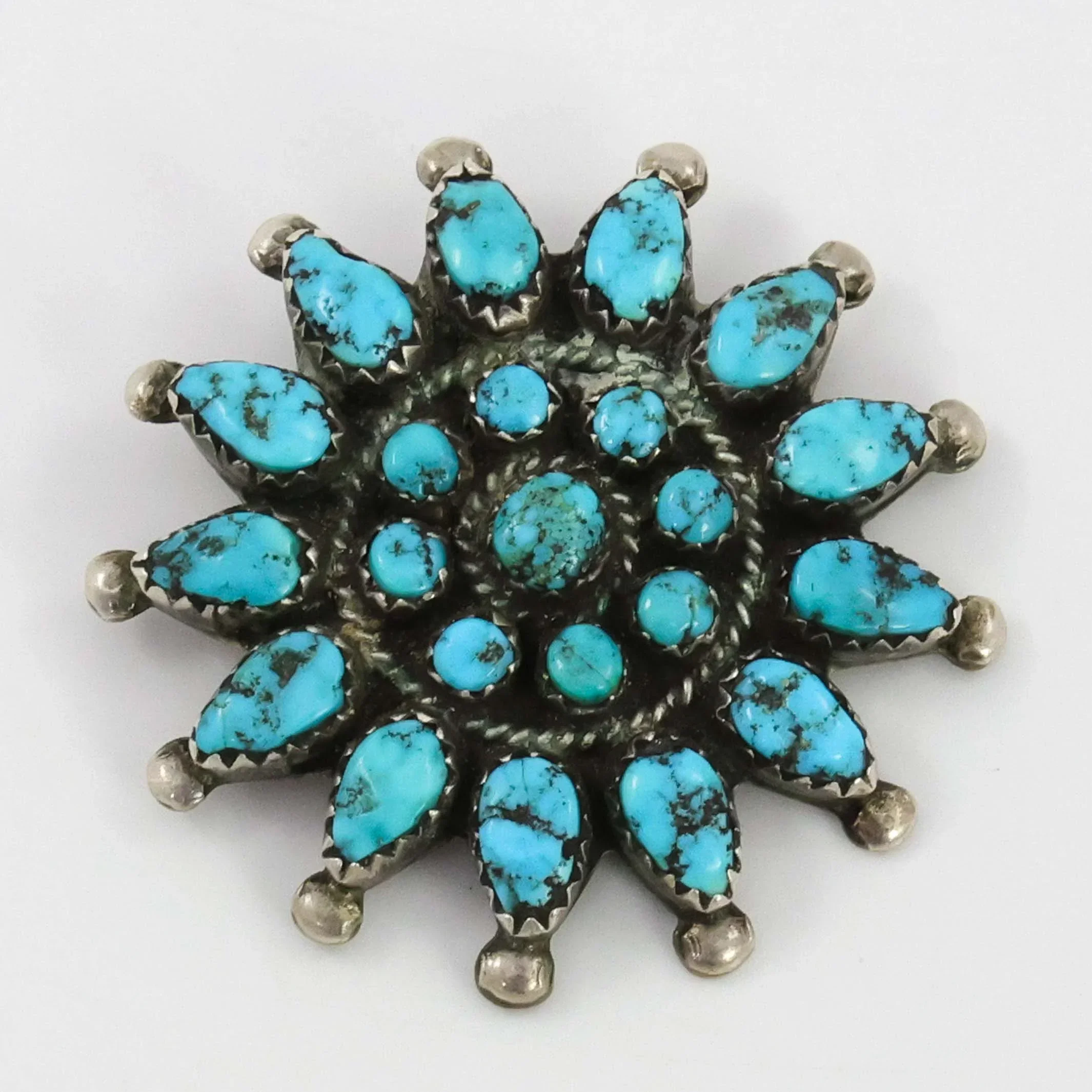 1940s Turquoise Pin - Image 2
