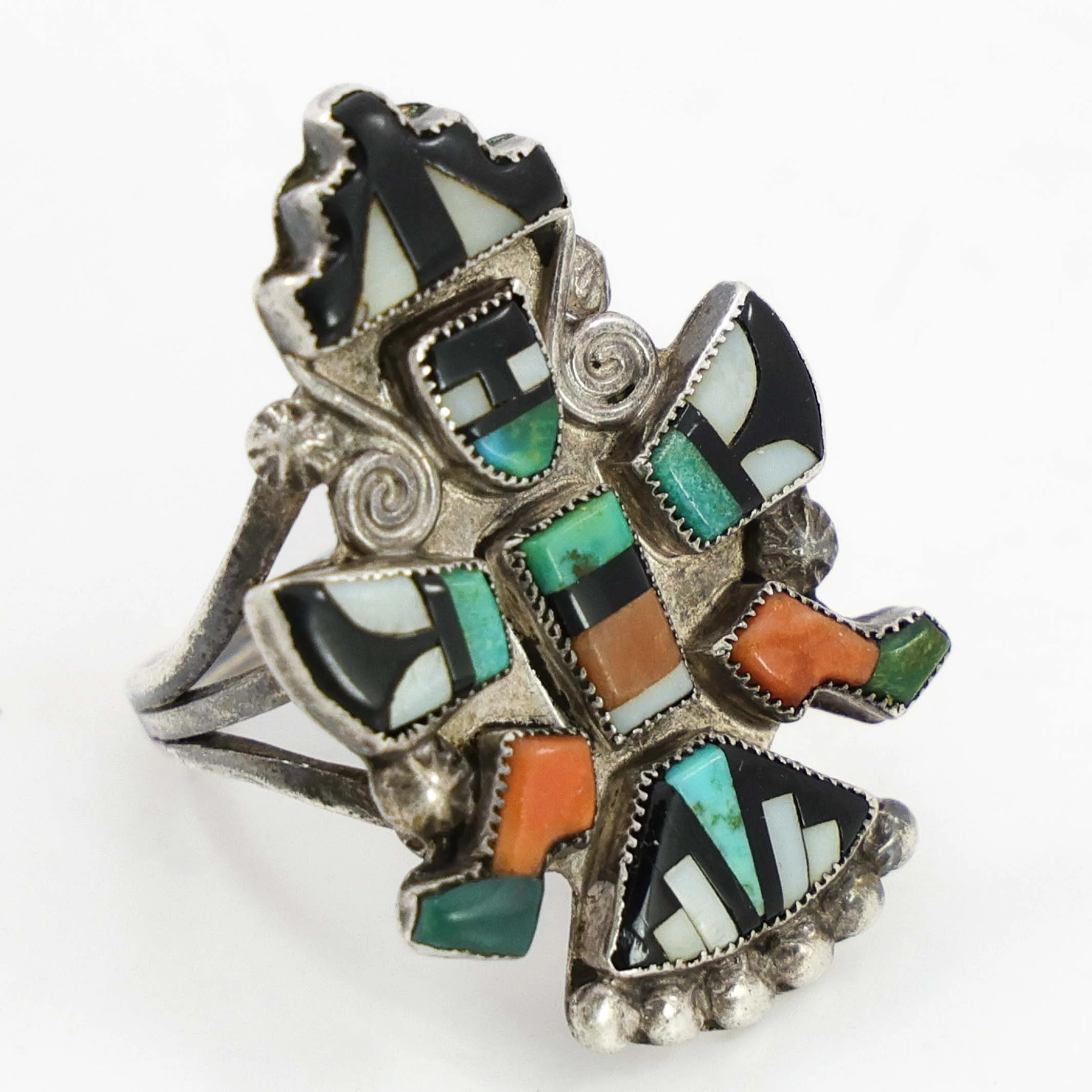 1940s Zuni Knifewing Ring - Image 2