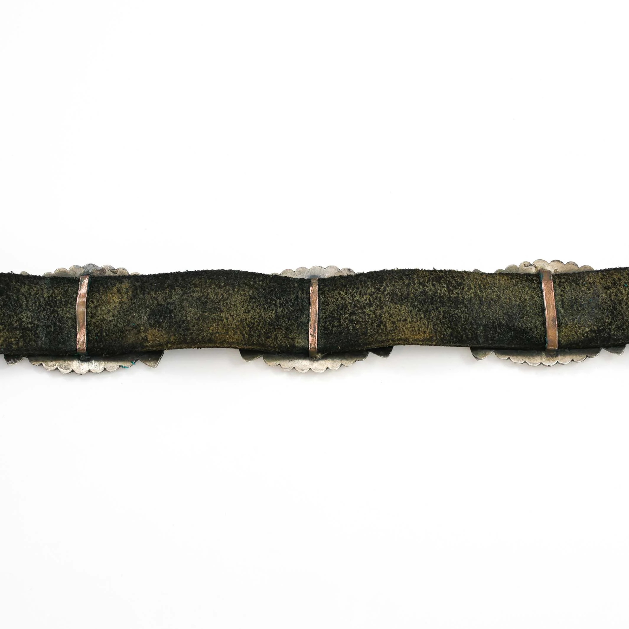1950s Rainbow Man Concho Belt - Image 6