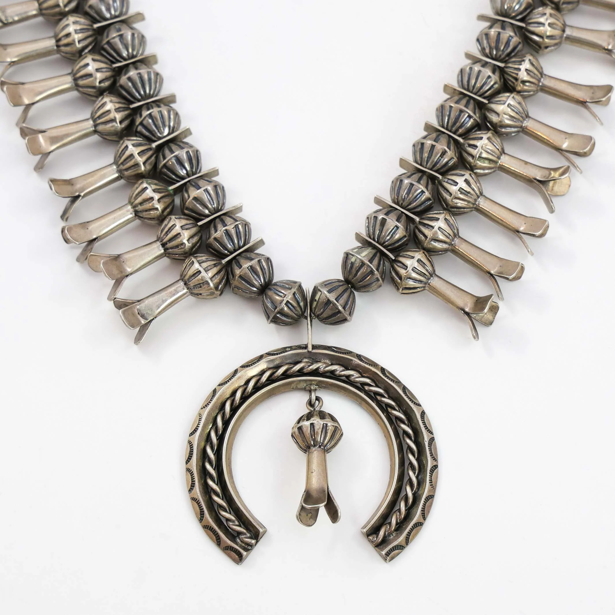 1950s Squash Blossom Necklace - Image 2