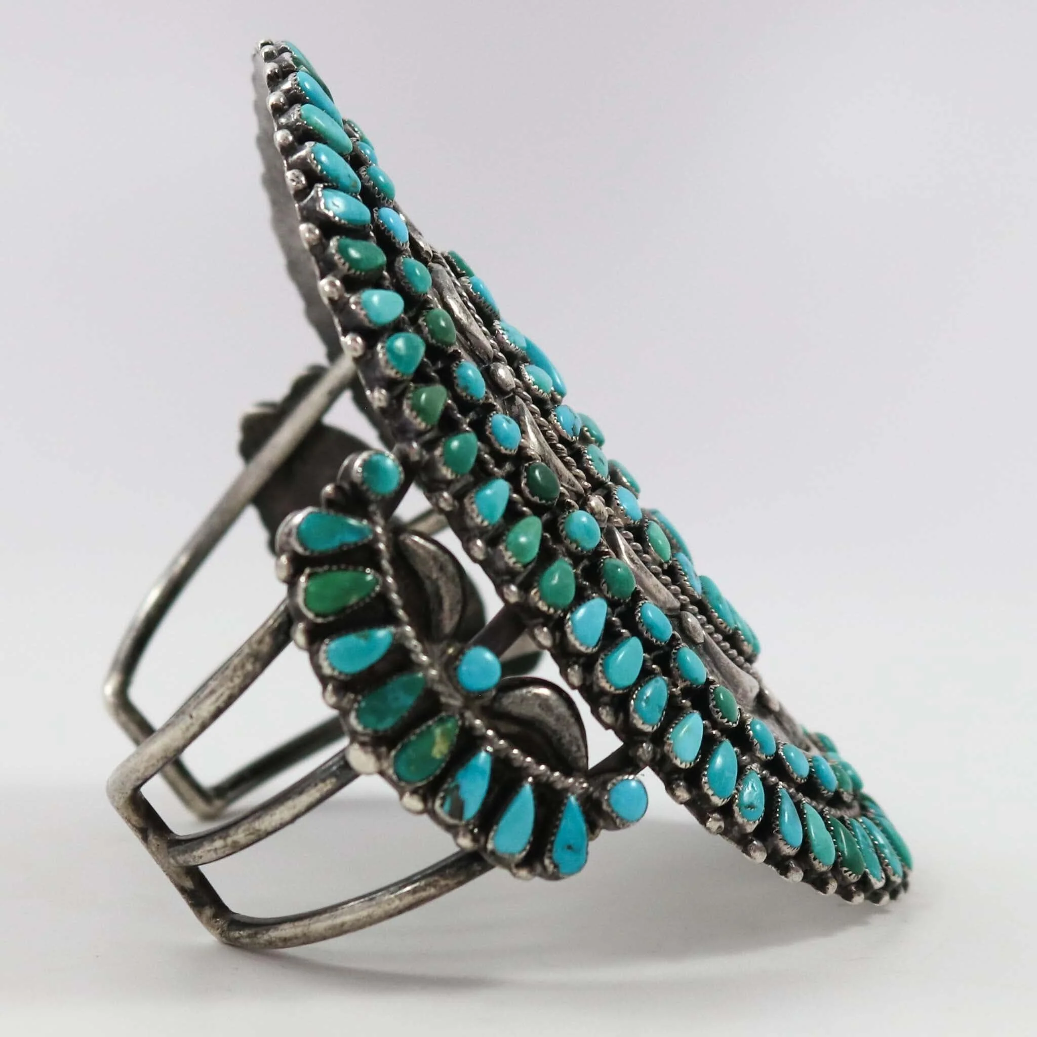 1950s Turquoise Cuff - Image 3
