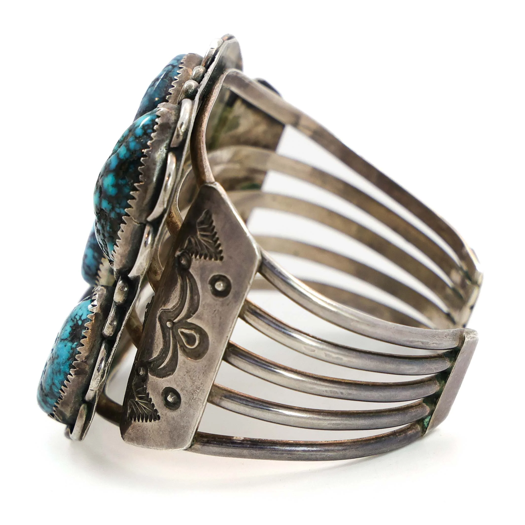 1950s Turquoise Cuff - Image 3