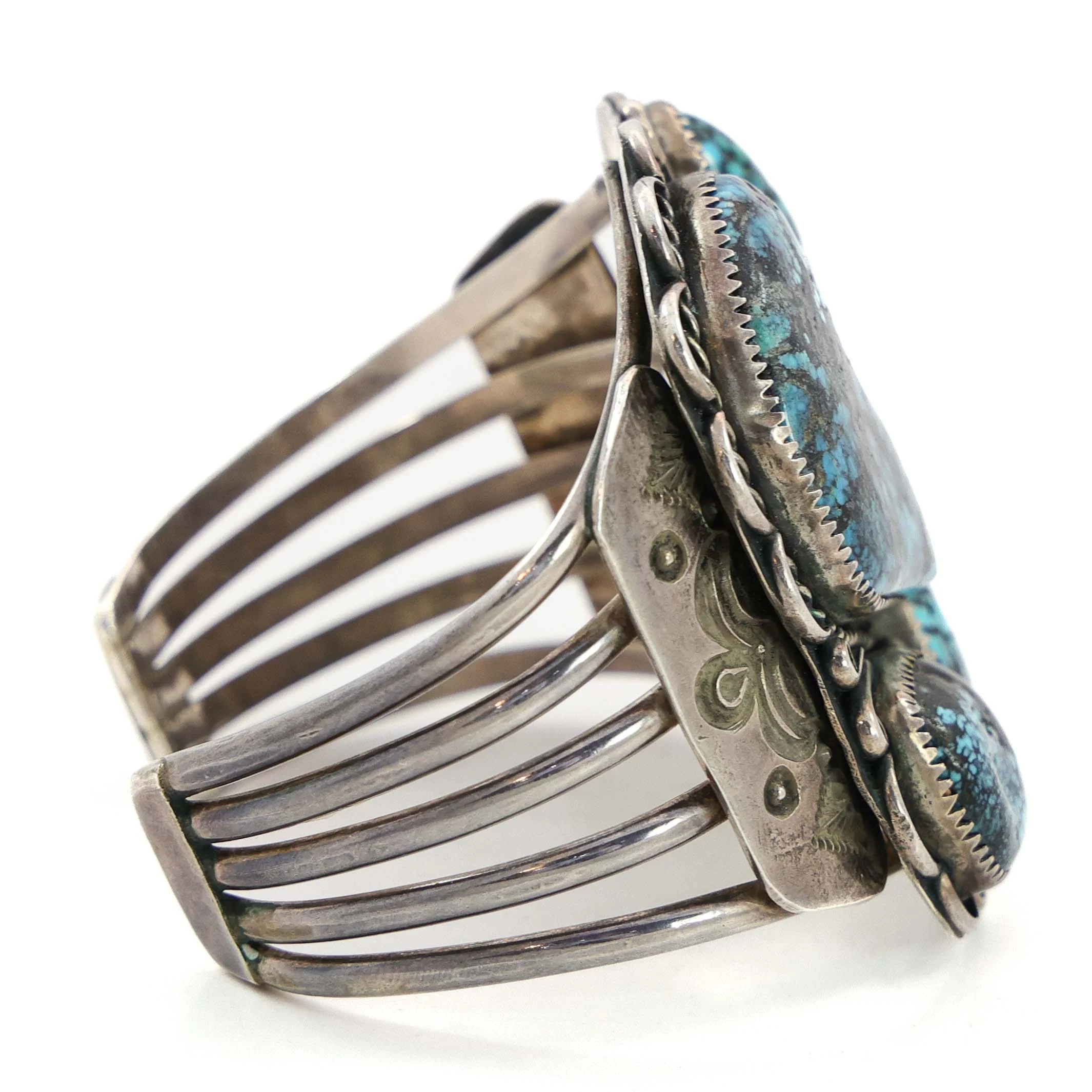 1950s Turquoise Cuff - Image 4