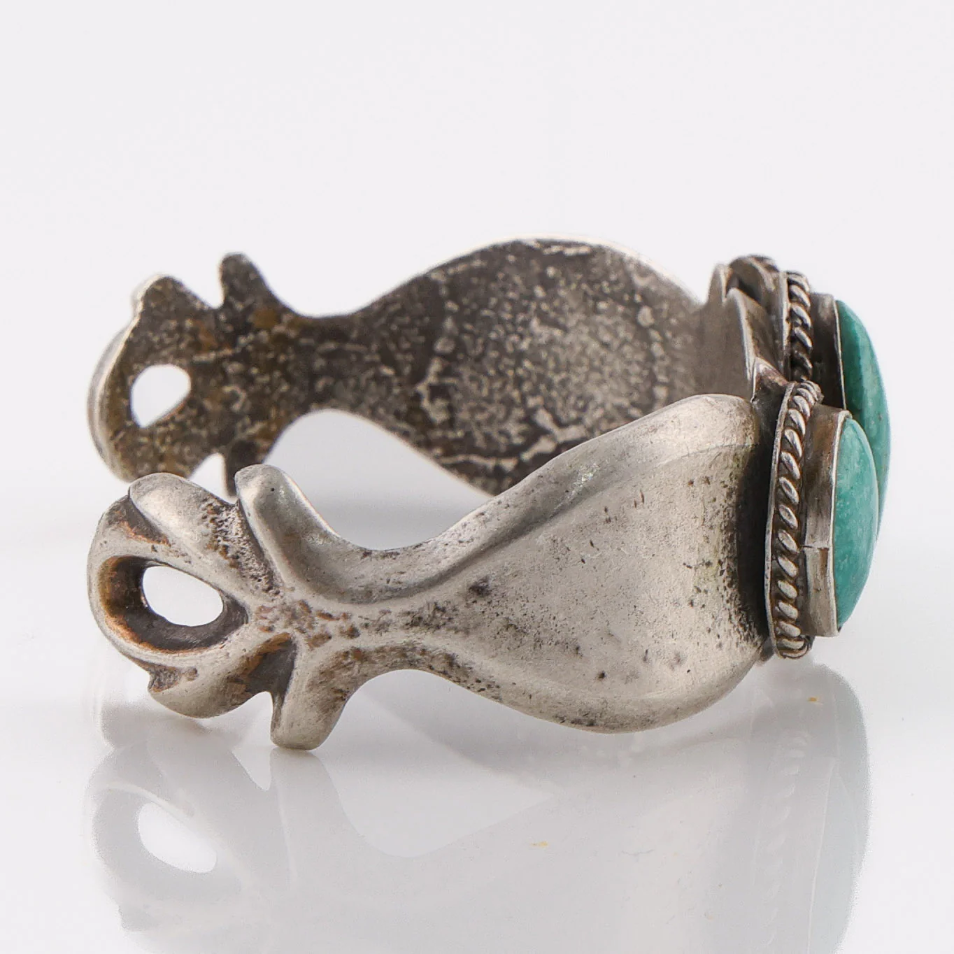 1960s Turquoise Sandcast Cuff - Image 2