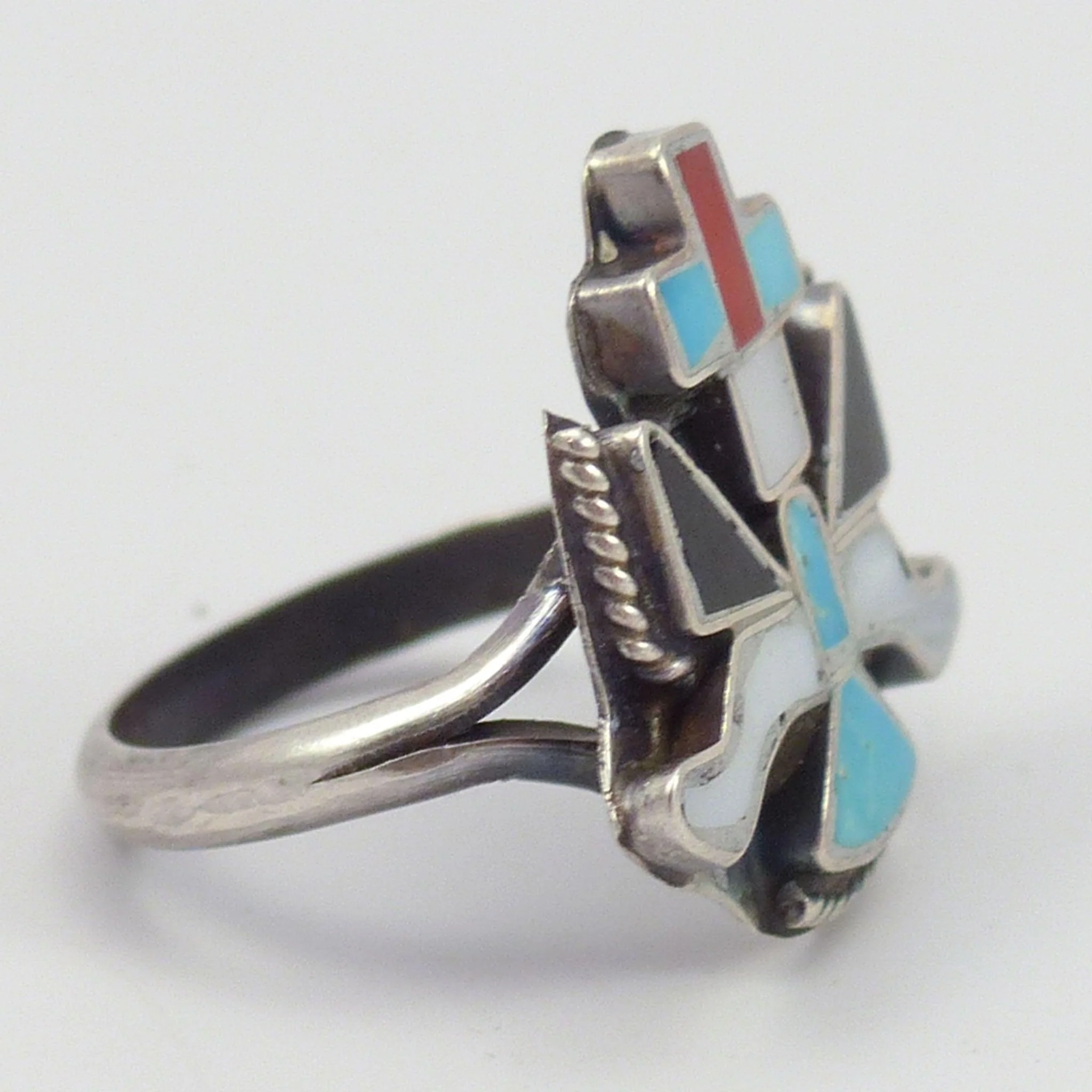 1960s Zuni Knifewing Ring - Image 3