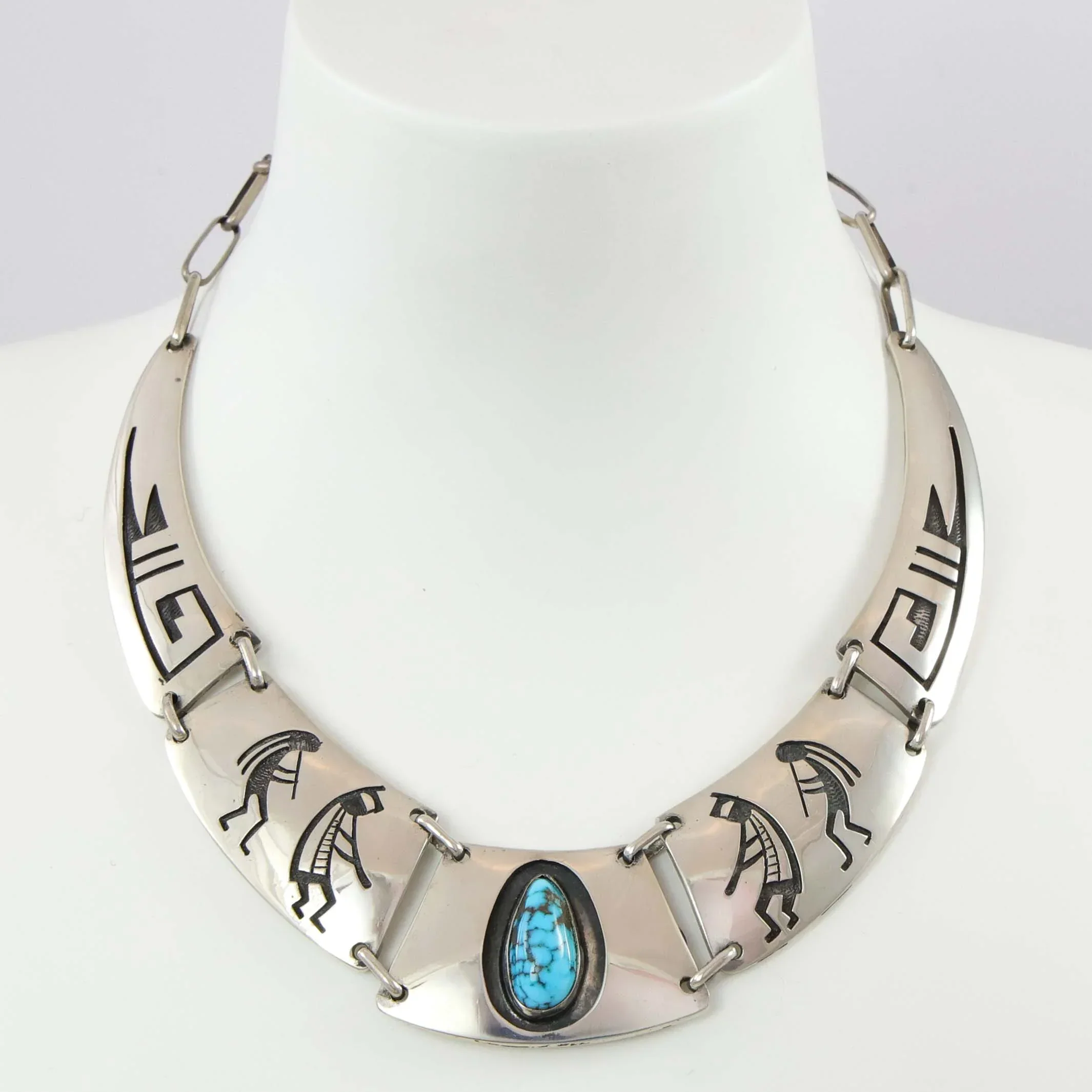 1970s Burnham Turquoise Necklace - Image 8