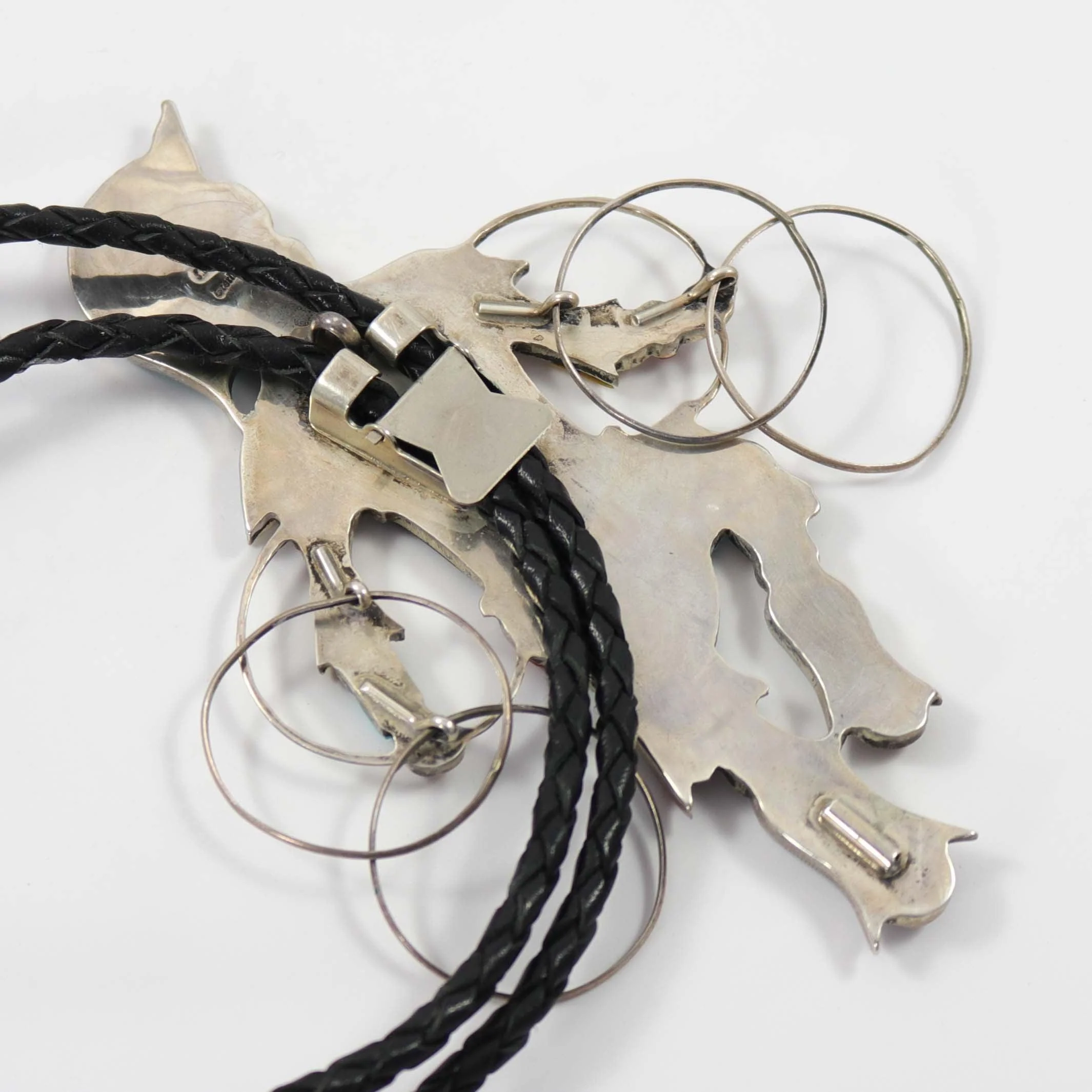 1970s Hoop Dancer Bola Tie - Image 5