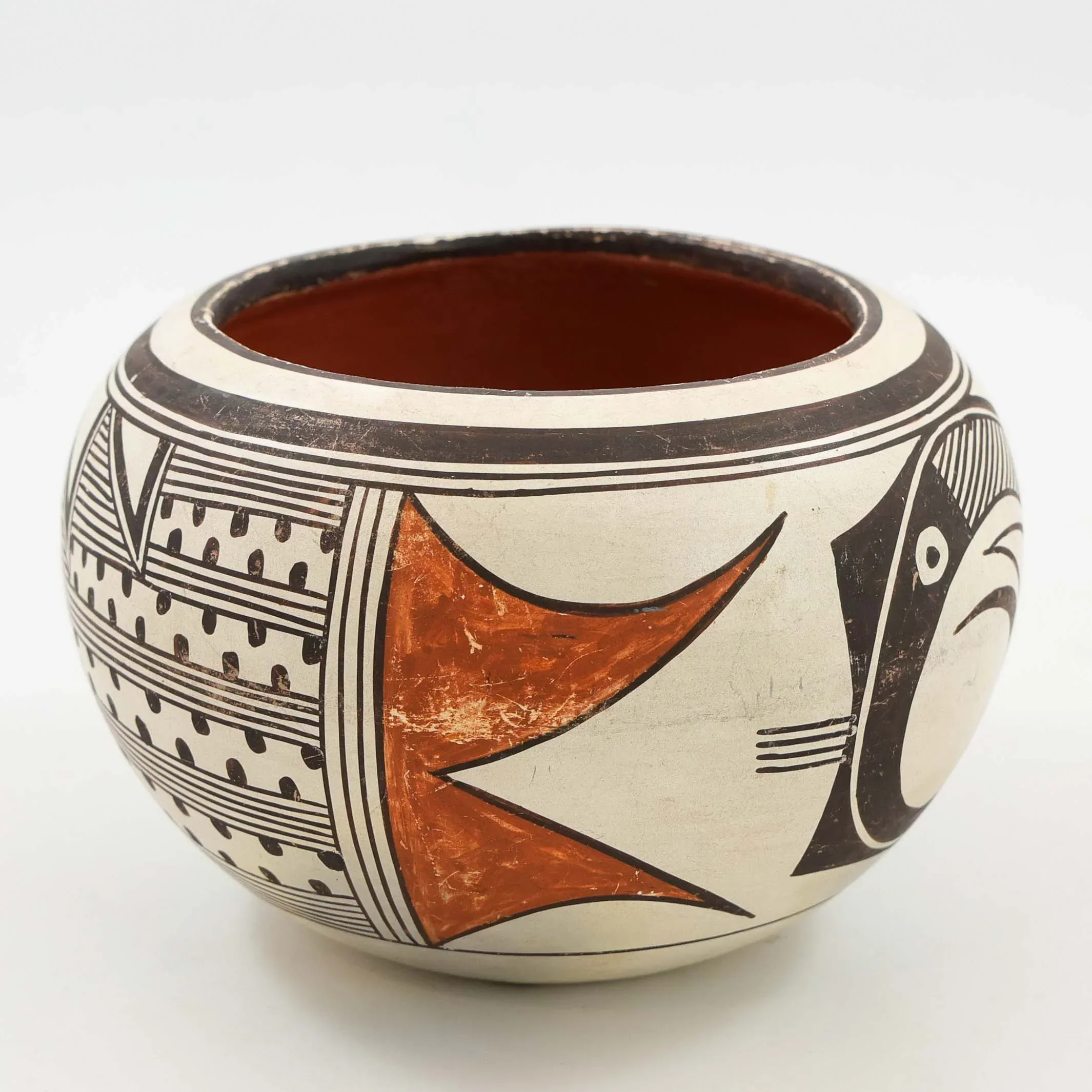 1970s Prehistoric Bird Pot - Image 2