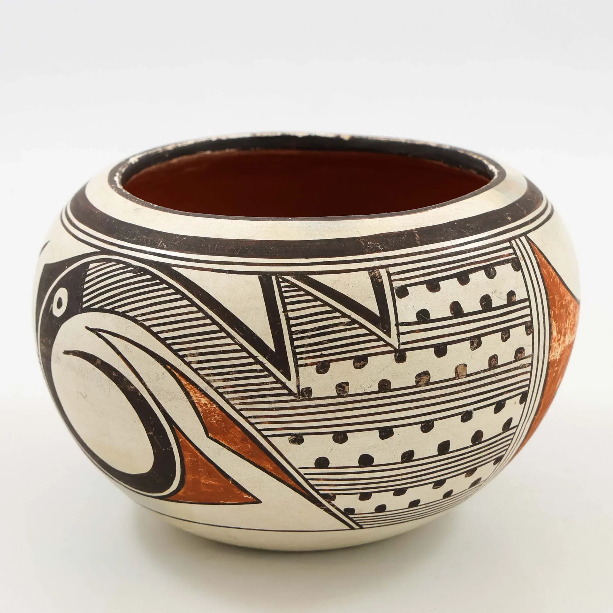 1970s Prehistoric Bird Pot - Image 3