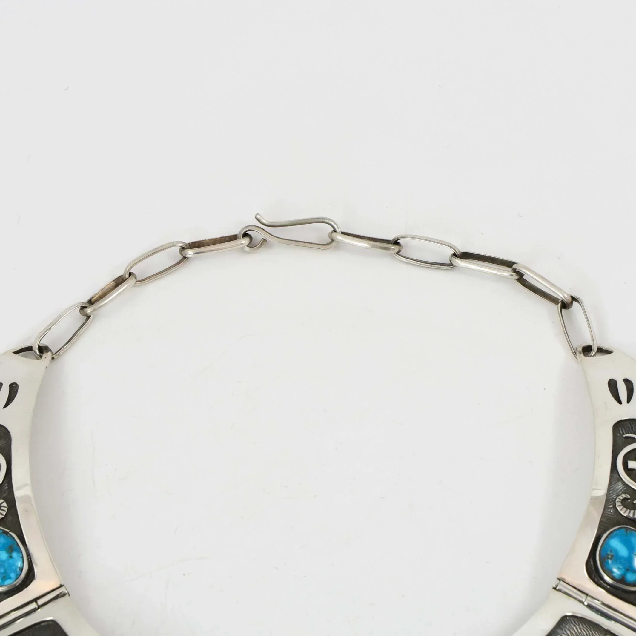 1970s Ram Necklace with Turquoise - Image 5