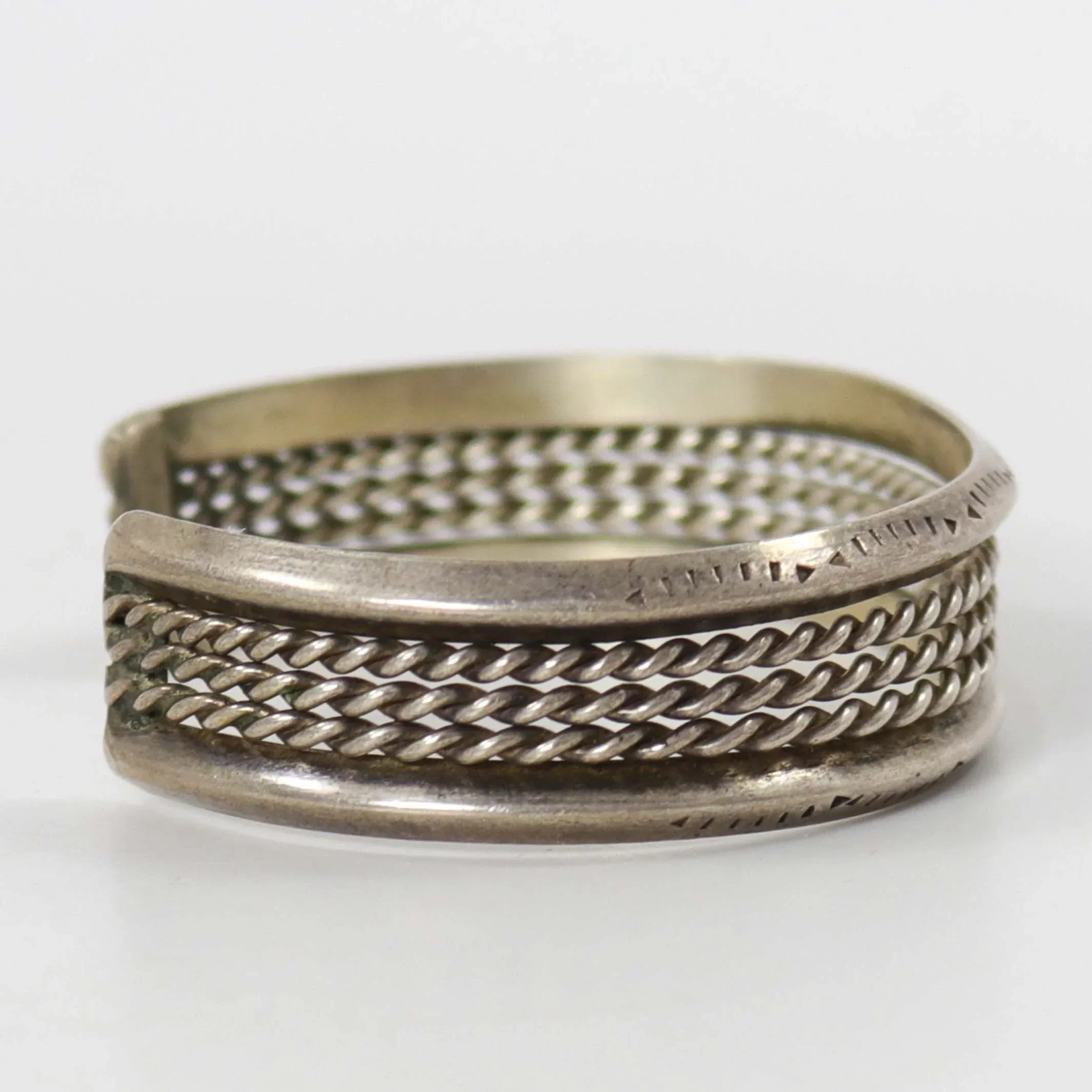 1970s Silver Cuff - Image 3