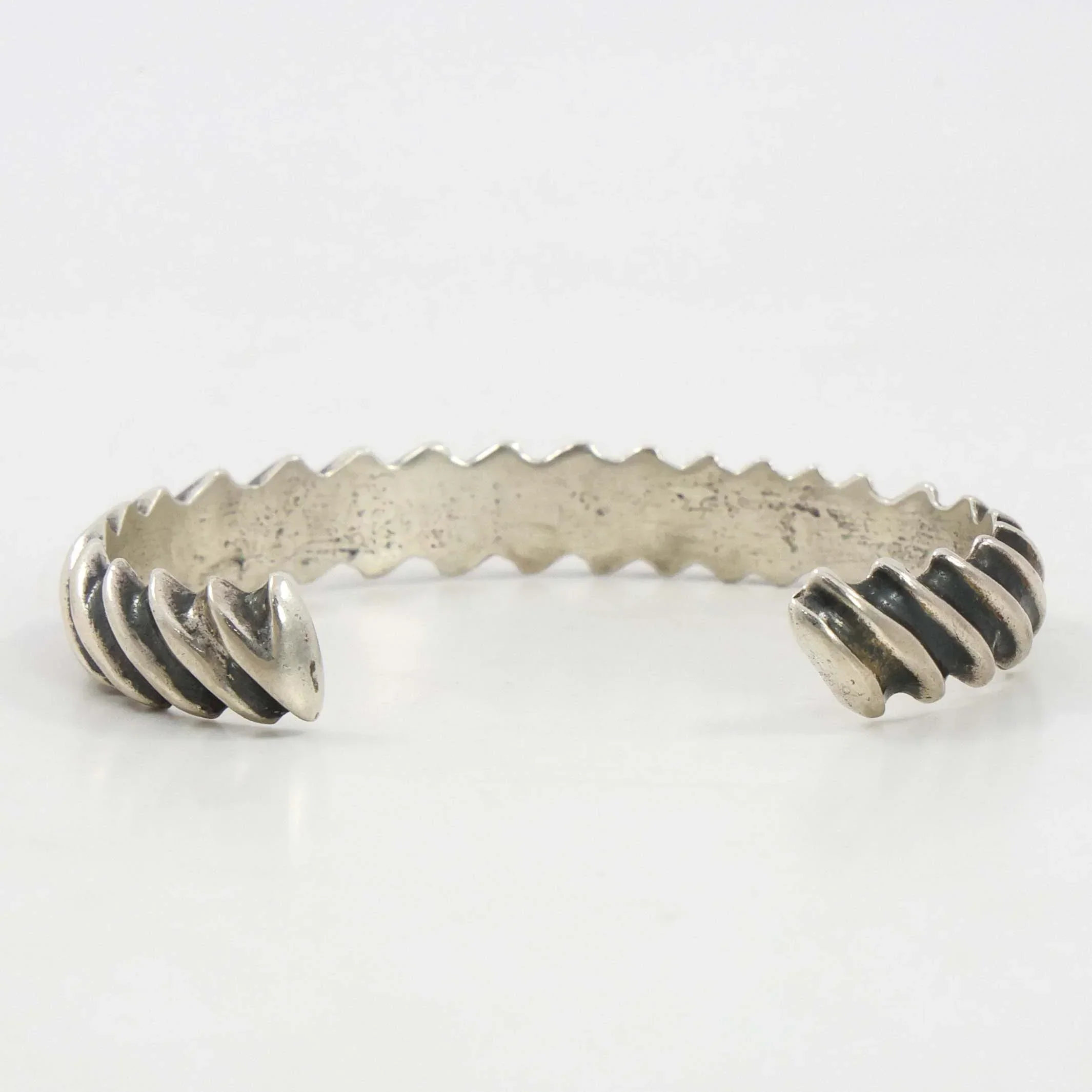 1970s Silver Cuff - Image 4