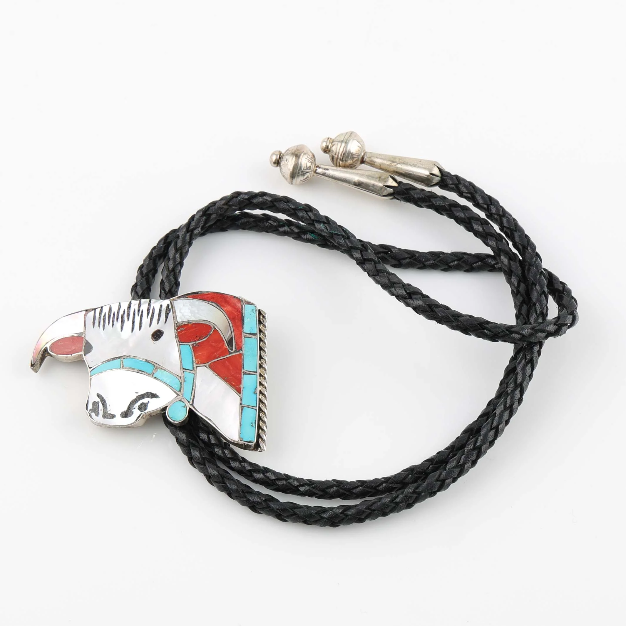 1970s Steer Bolo Tie - Image 2