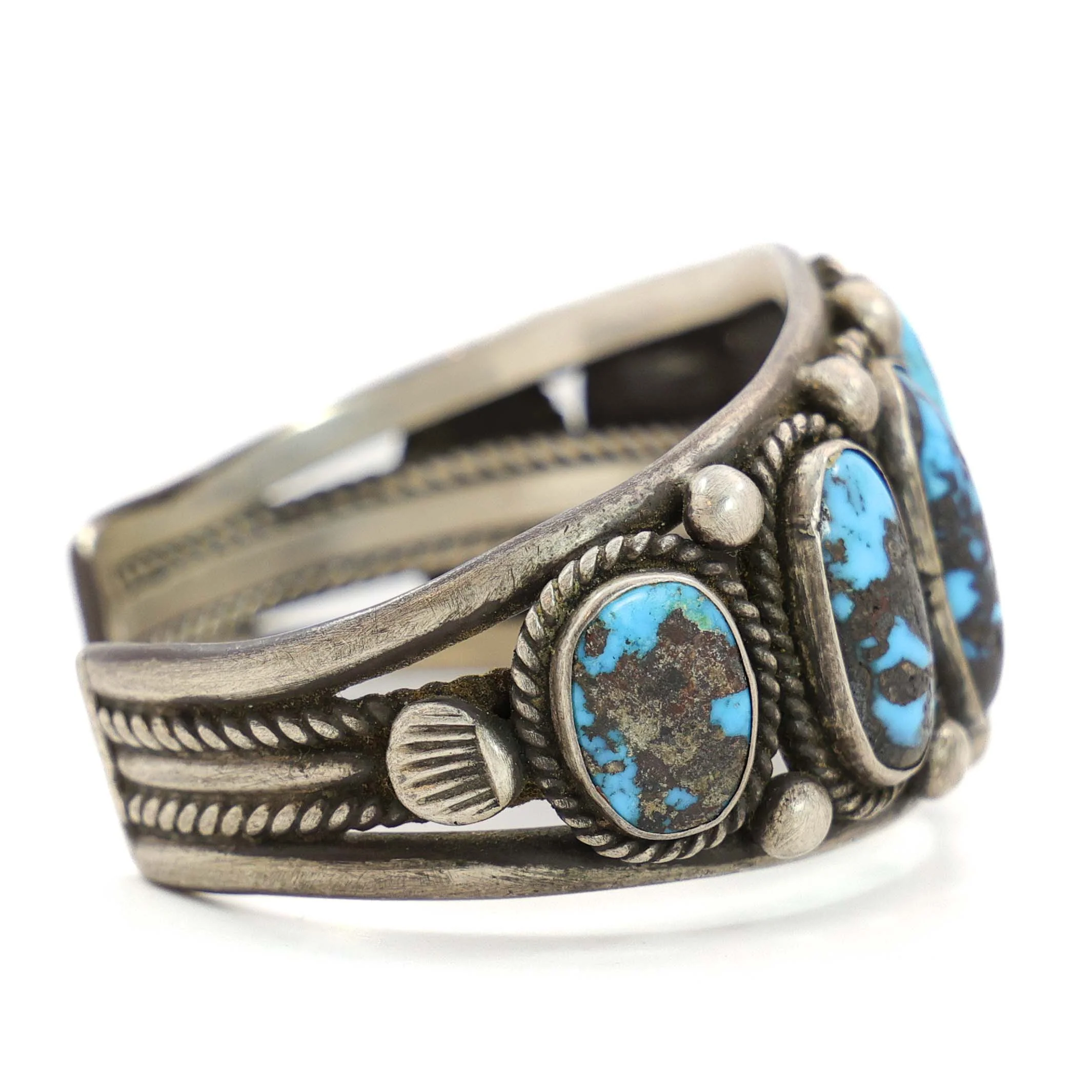 1970s Turquoise Cuff - Image 5