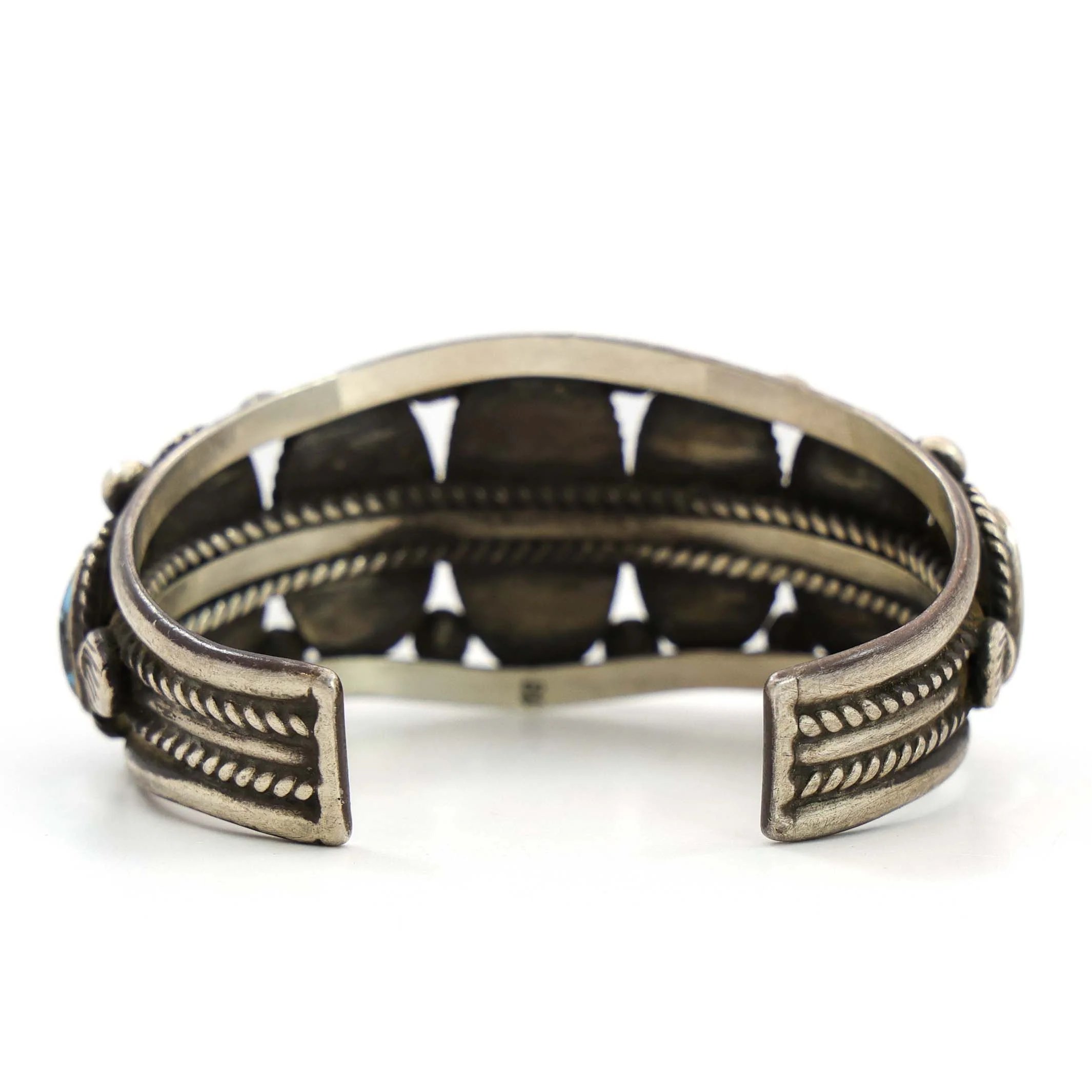 1970s Turquoise Cuff - Image 6