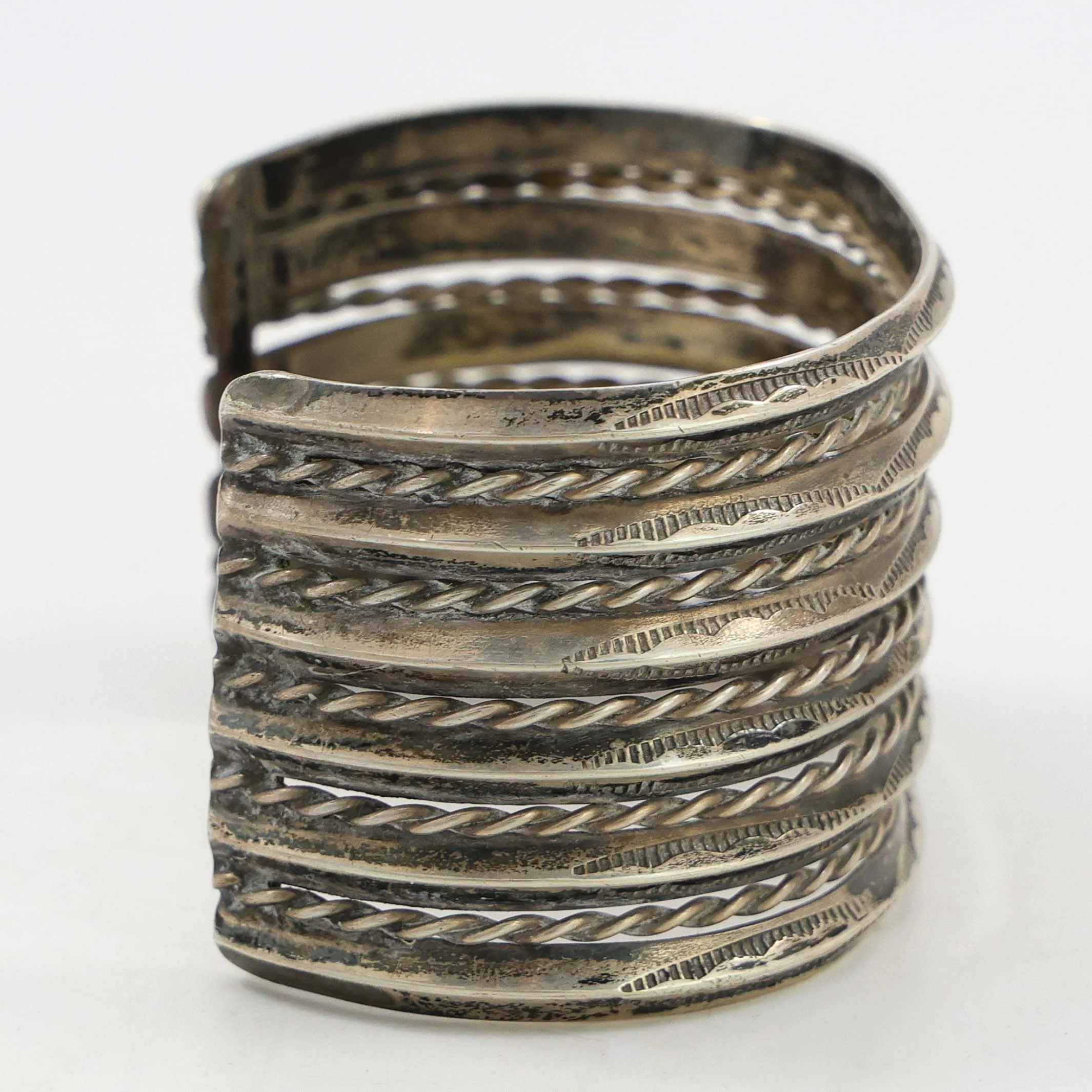 1970s Twisted Wire Cuff - Image 5