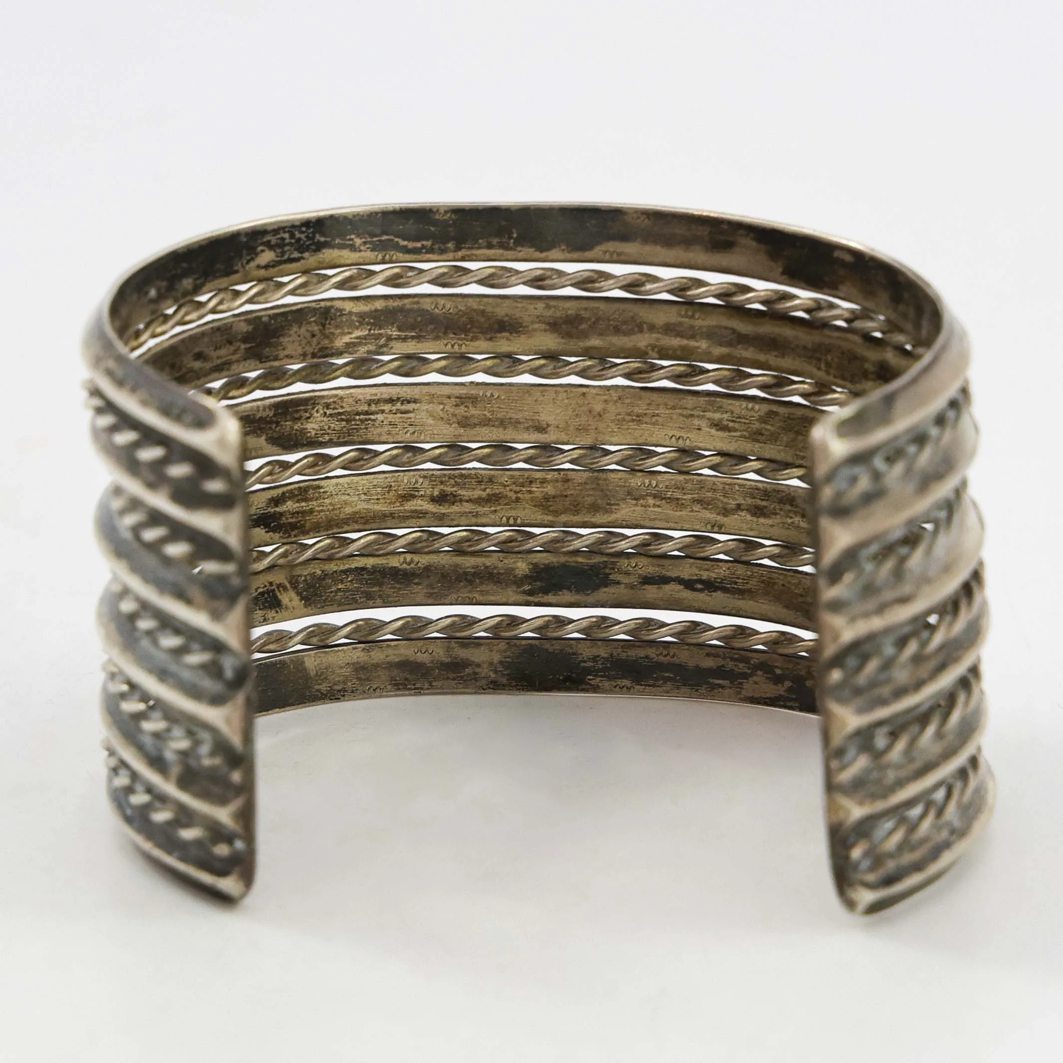 1970s Twisted Wire Cuff - Image 6