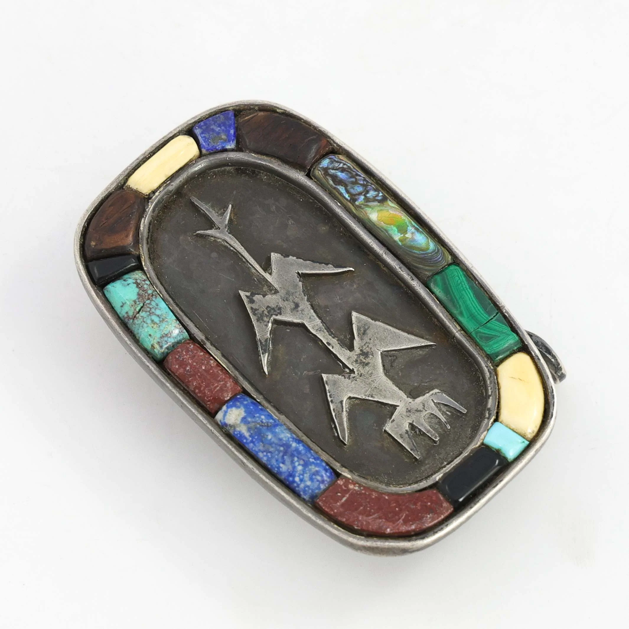 1980s Corn Stalk Buckle - Image 2