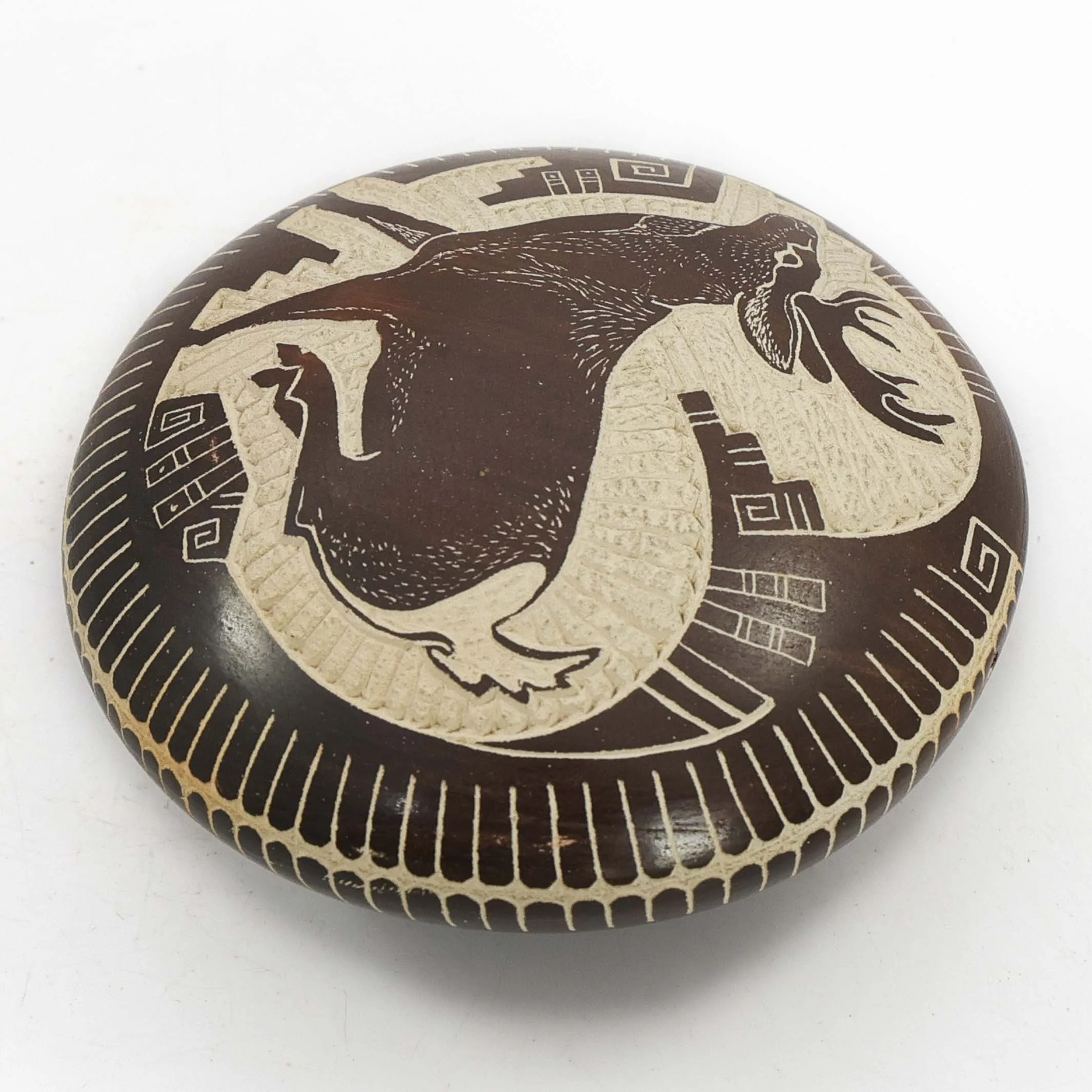 1980s Hopi Deer Bowl - Image 3