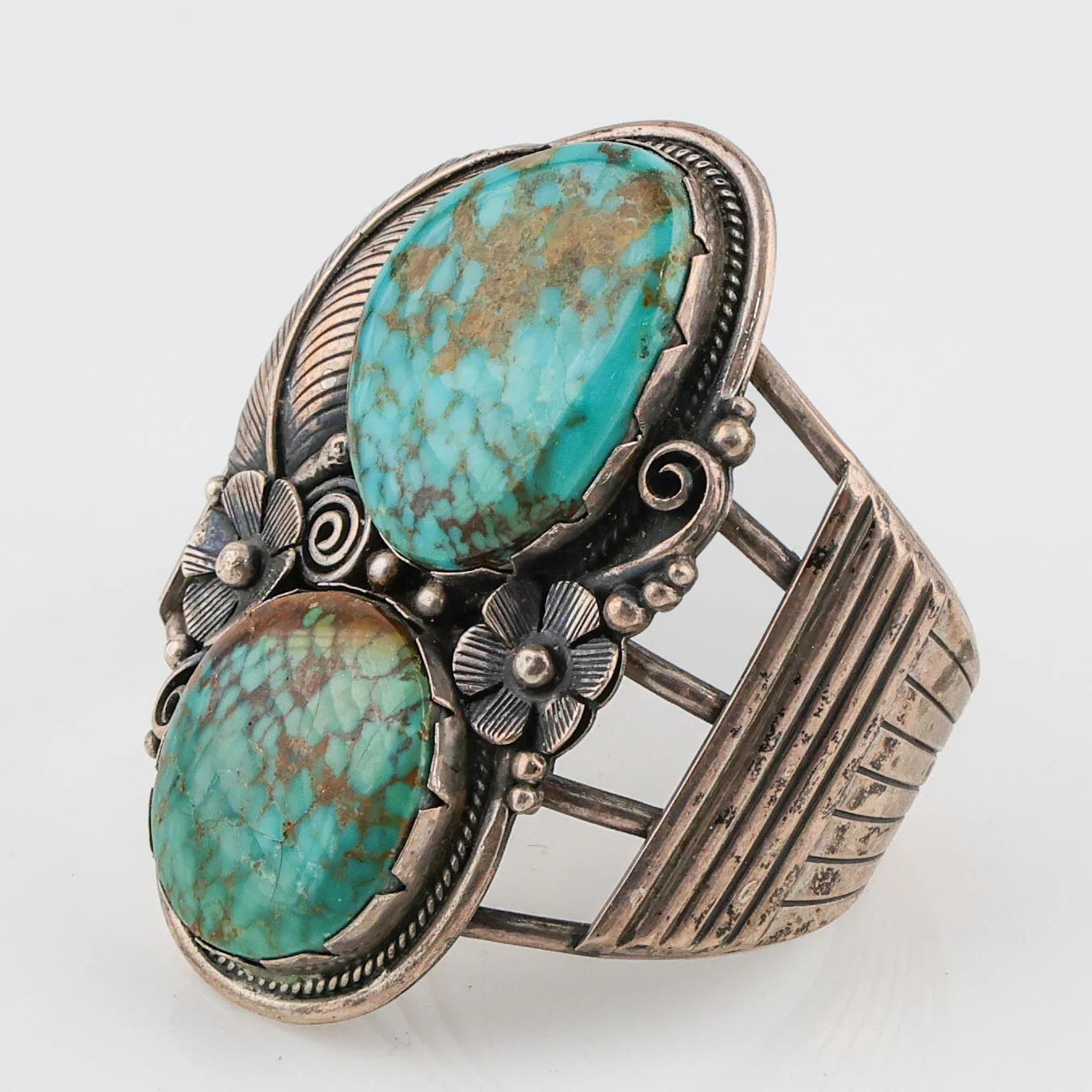1980s Turquoise Cuff - Image 4