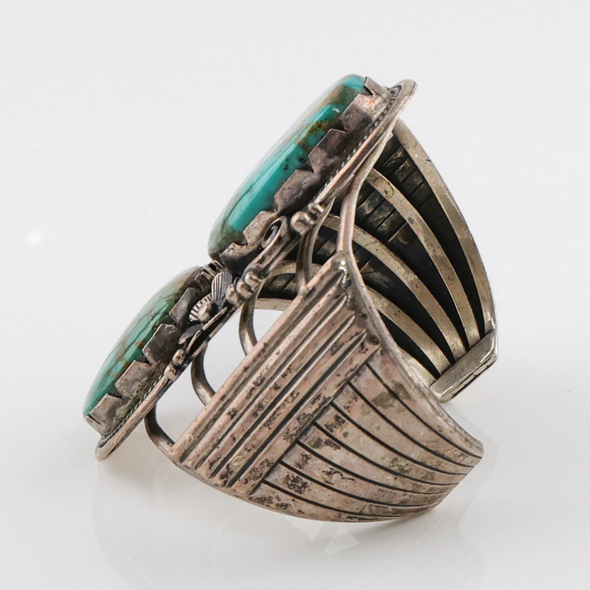 1980s Turquoise Cuff - Image 5