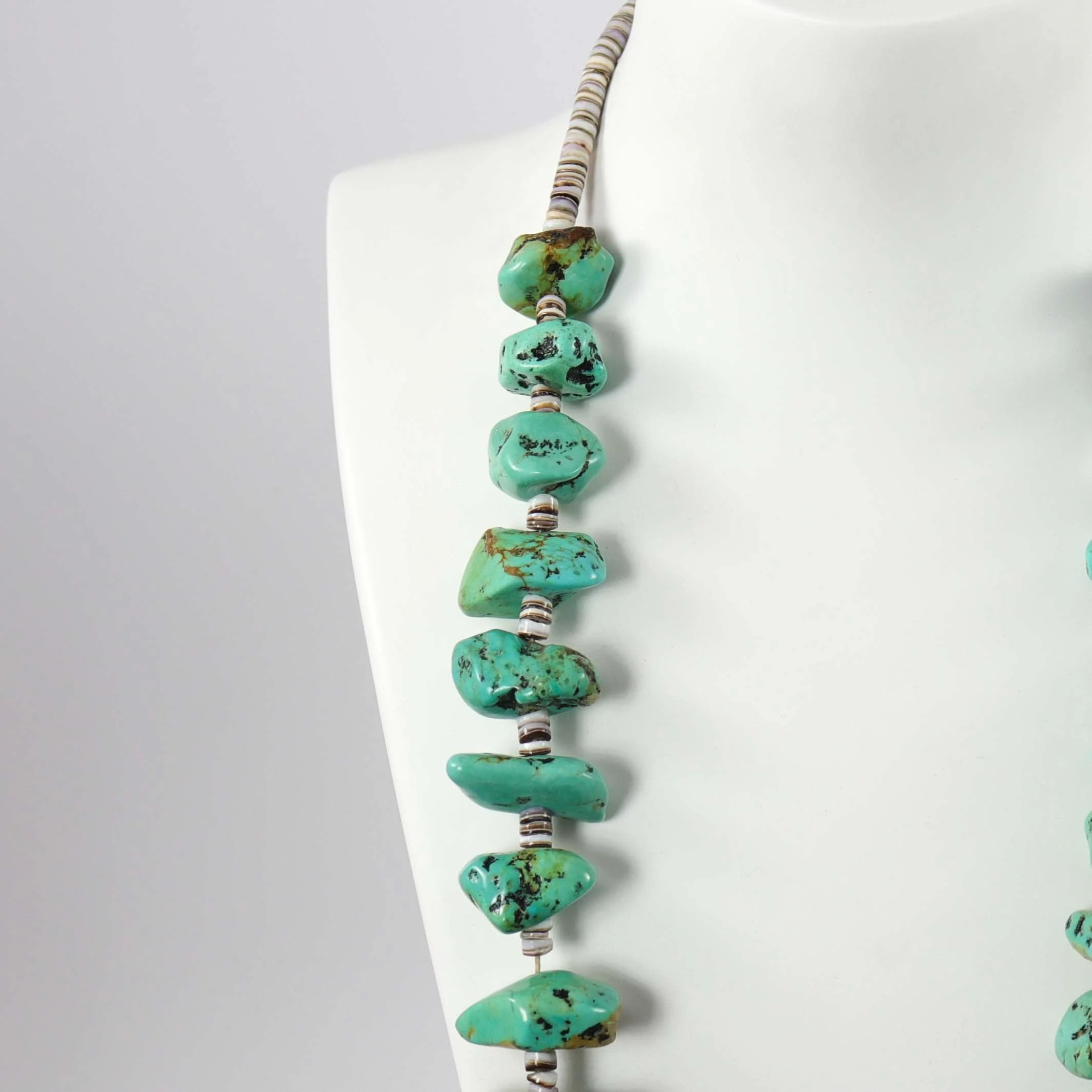 1990s Turquoise Necklace - Image 3