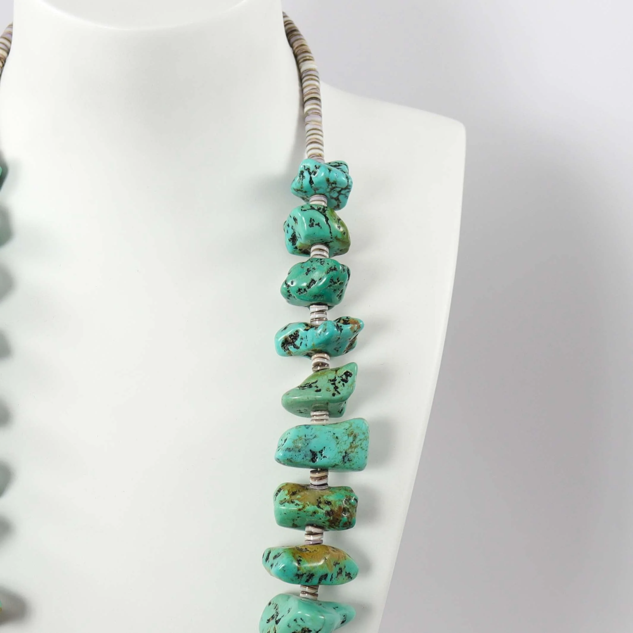 1990s Turquoise Necklace - Image 4