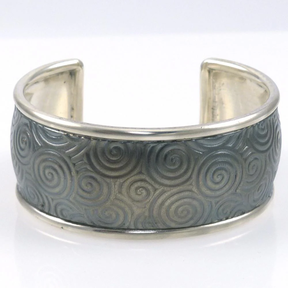 Silver Spiral Cuff - Image 2