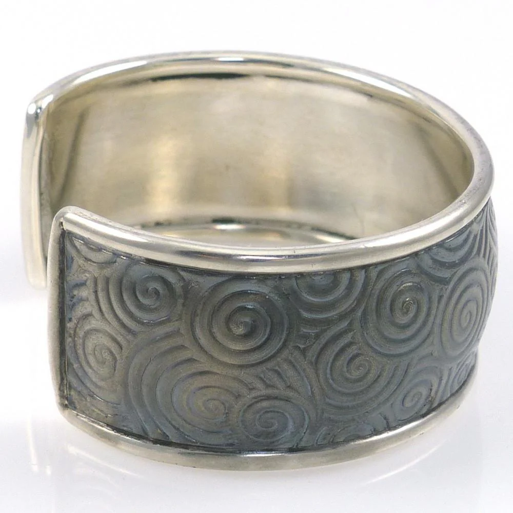 Silver Spiral Cuff - Image 3