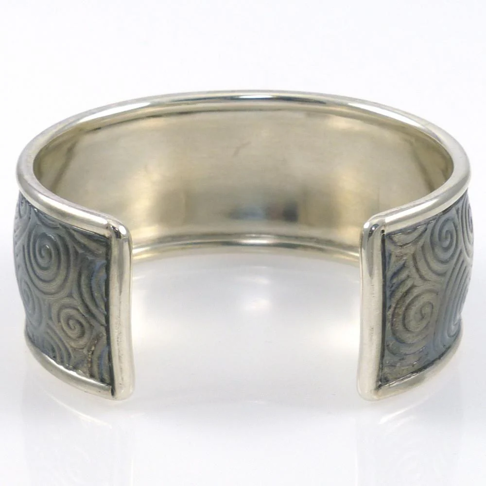 Silver Spiral Cuff - Image 5
