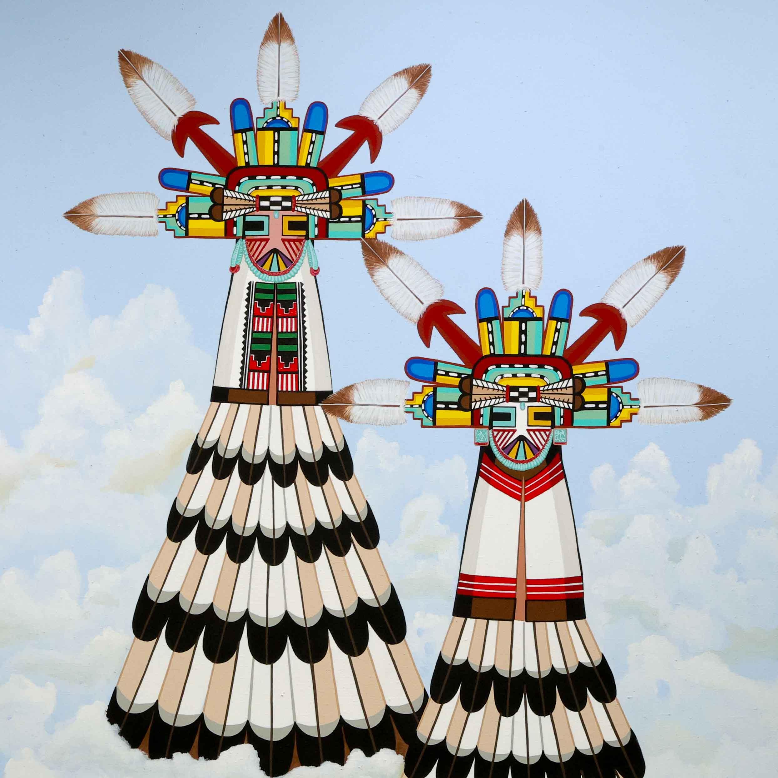 “Ancestors of the Rain” Painting - Image 2
