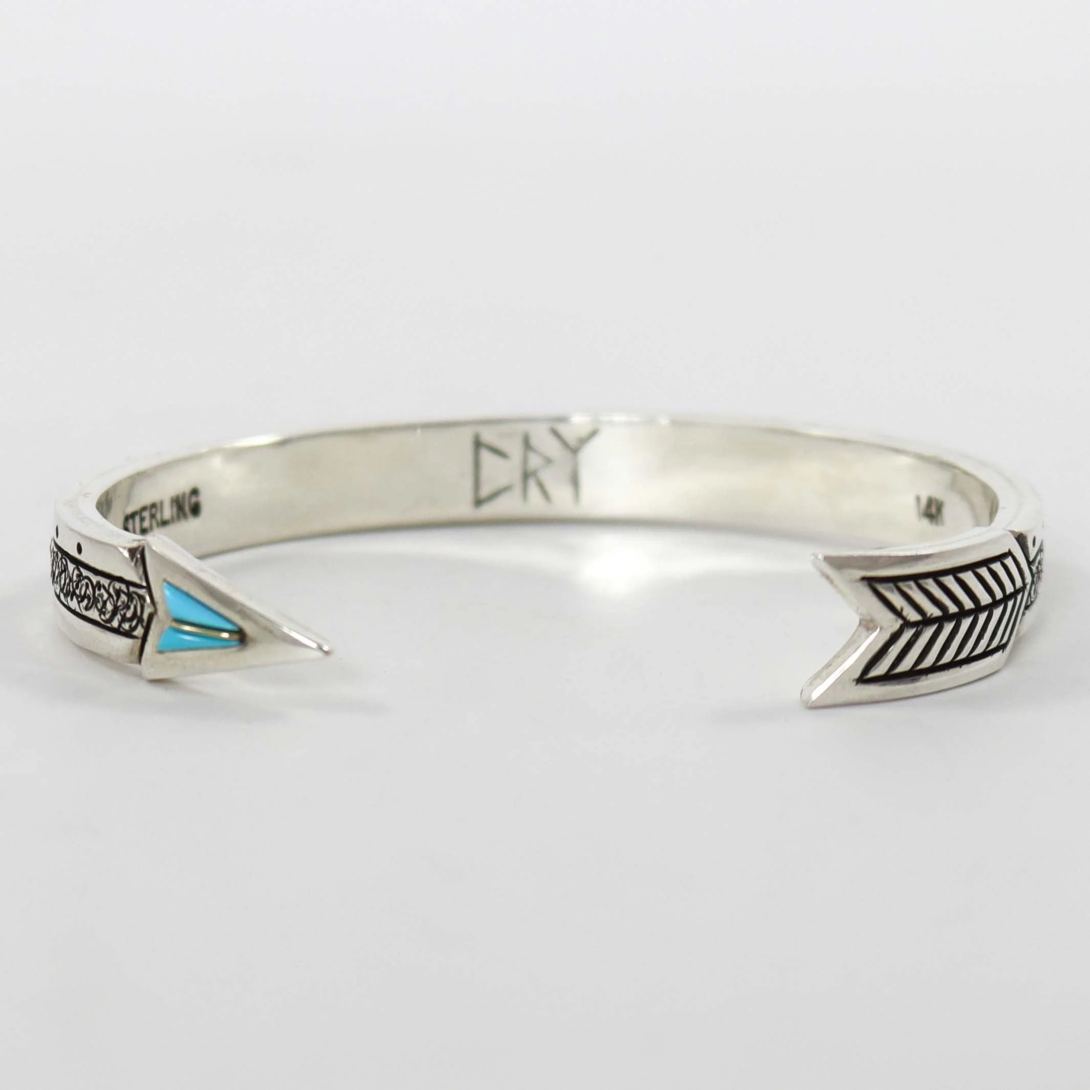 Turquoise Arrow Cuff - Image 2